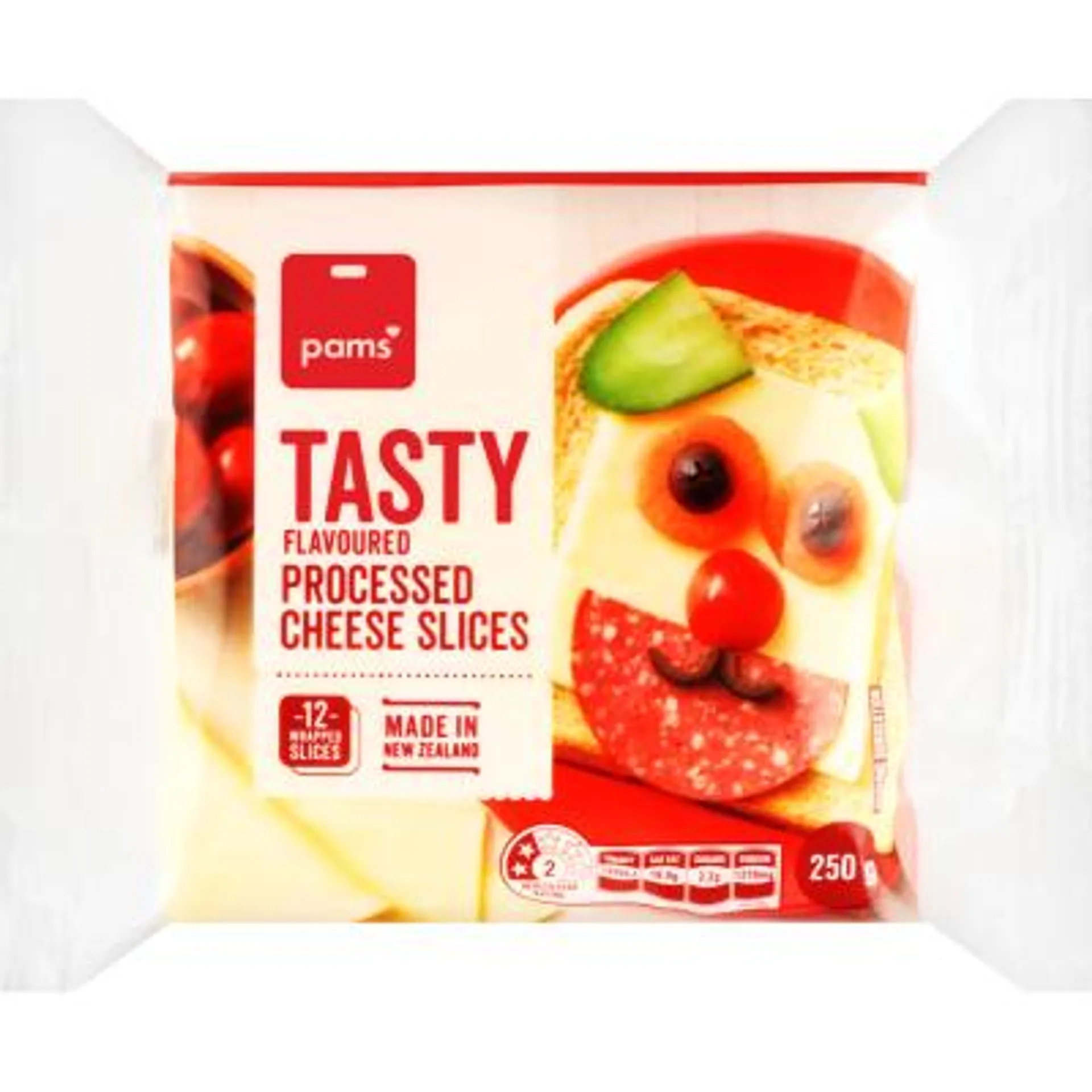 Pams Tasty Flavoured Processed Cheese Slices