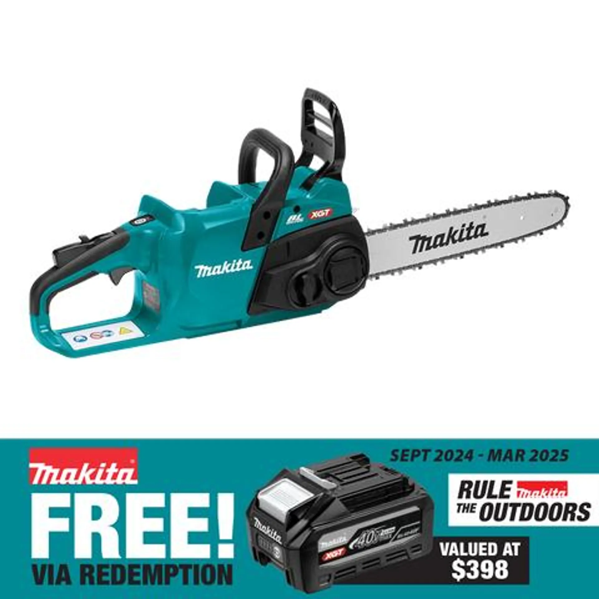 Makita XGT Cordless Chainsaw Brushless 350mm 40V - Bare Tool