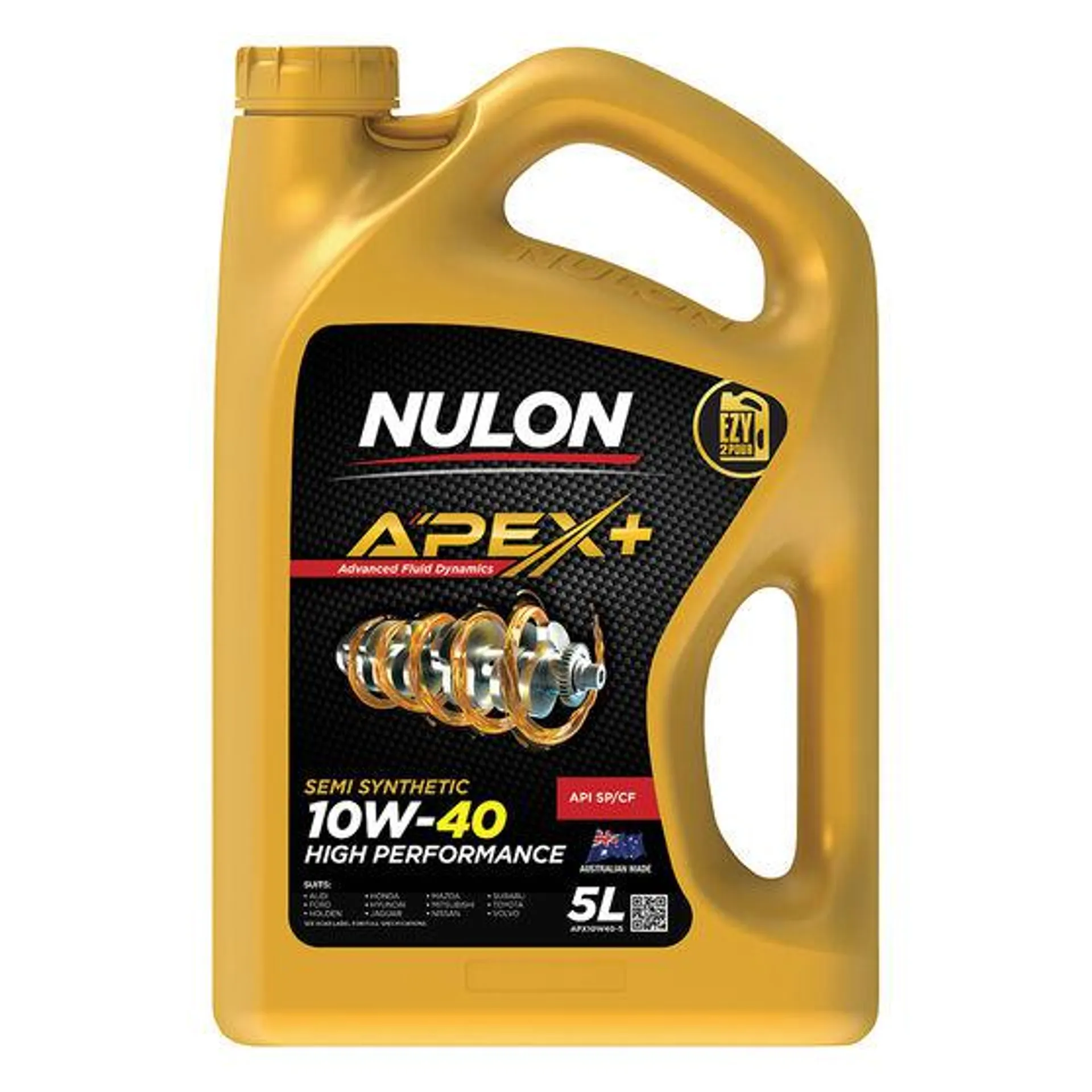 Nulon Apex+ 10W-40 High Performance 5 Litre