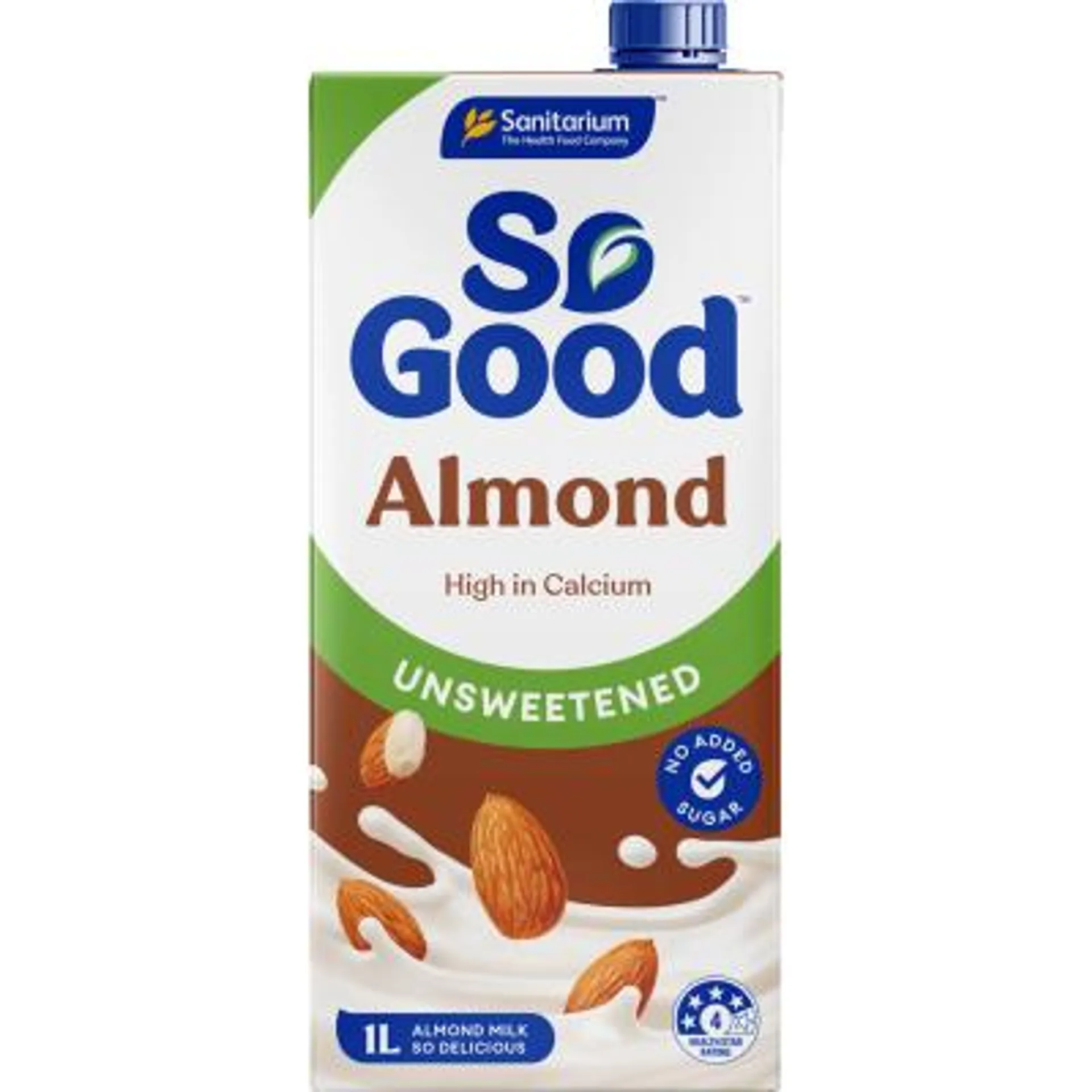 Sanitarium So Good Unsweetened Almond Milk UHT