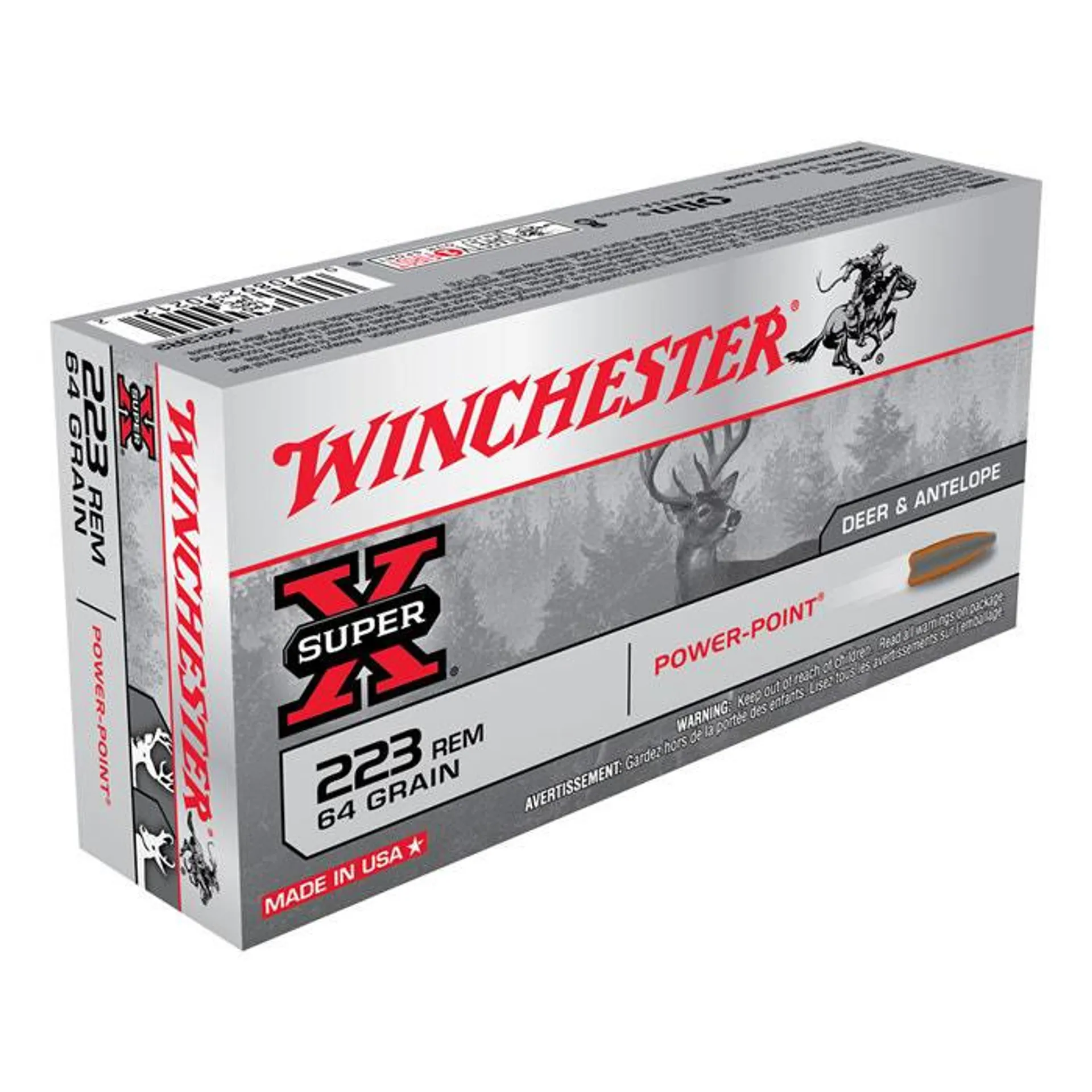Winchester SuperX .223Rem 64gr PP (20)