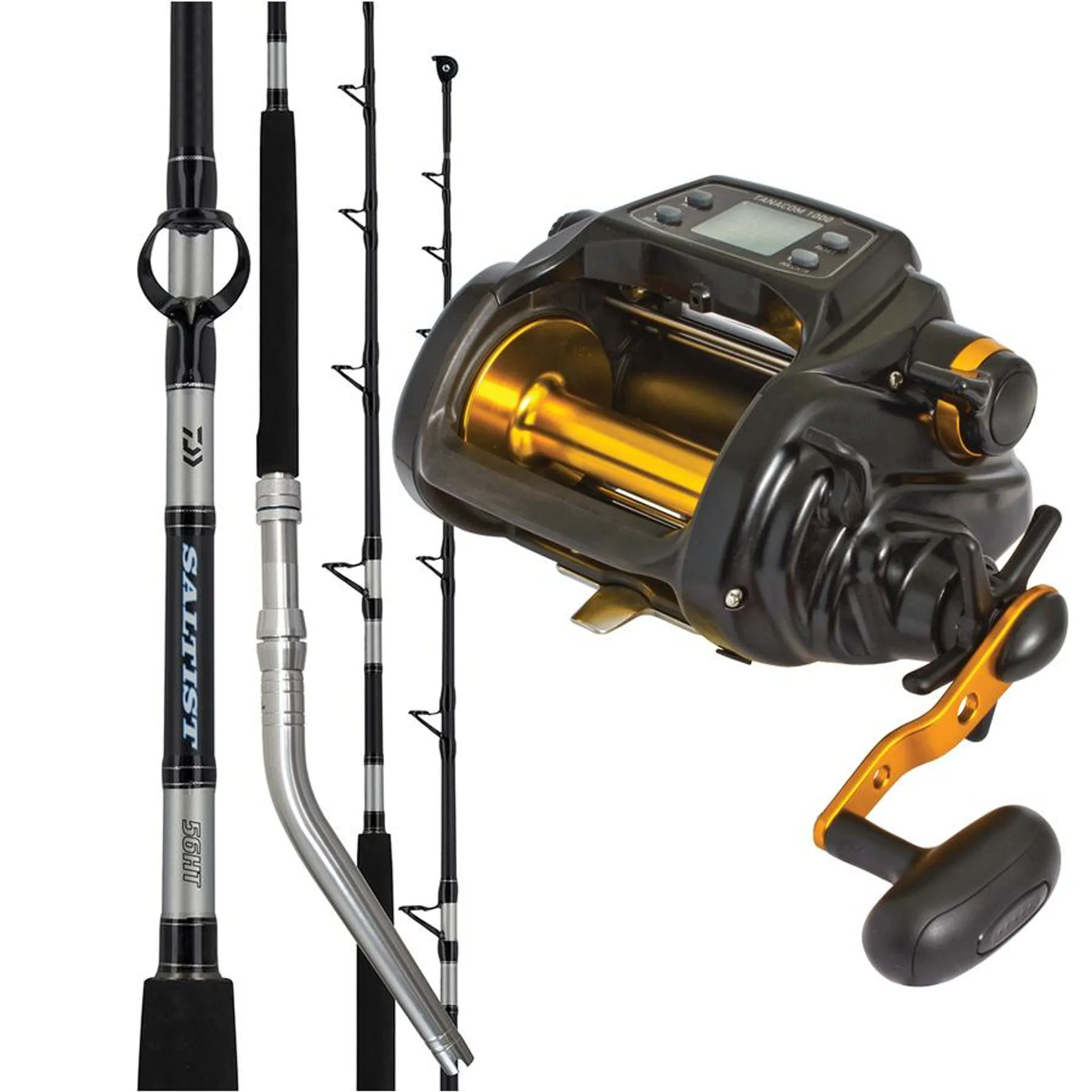 Daiwa Tanacom 1000 (U) Reel / Saltist SJ 56HT 37kg