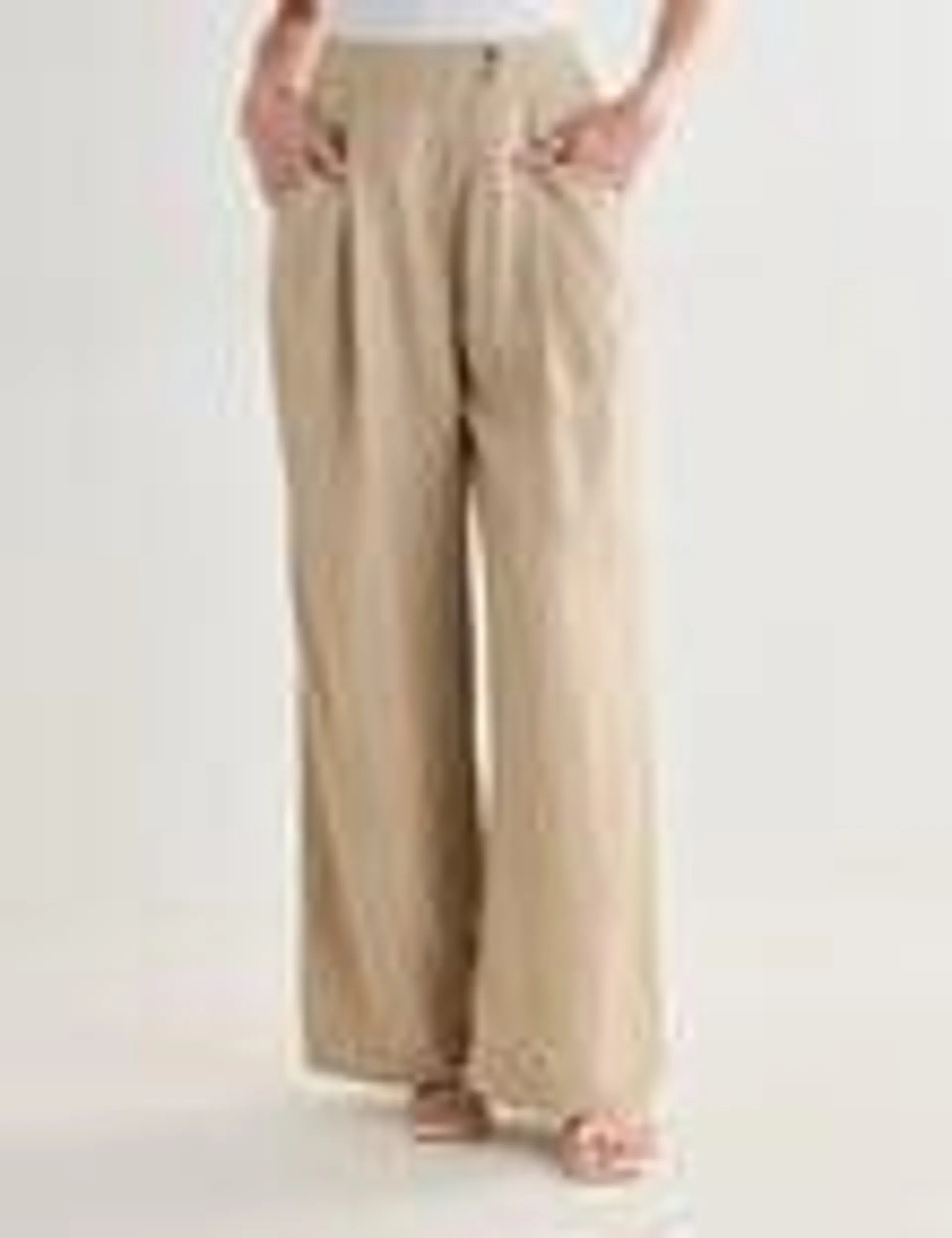 State of play Jodi Asymmetric Waist Pant, Natural