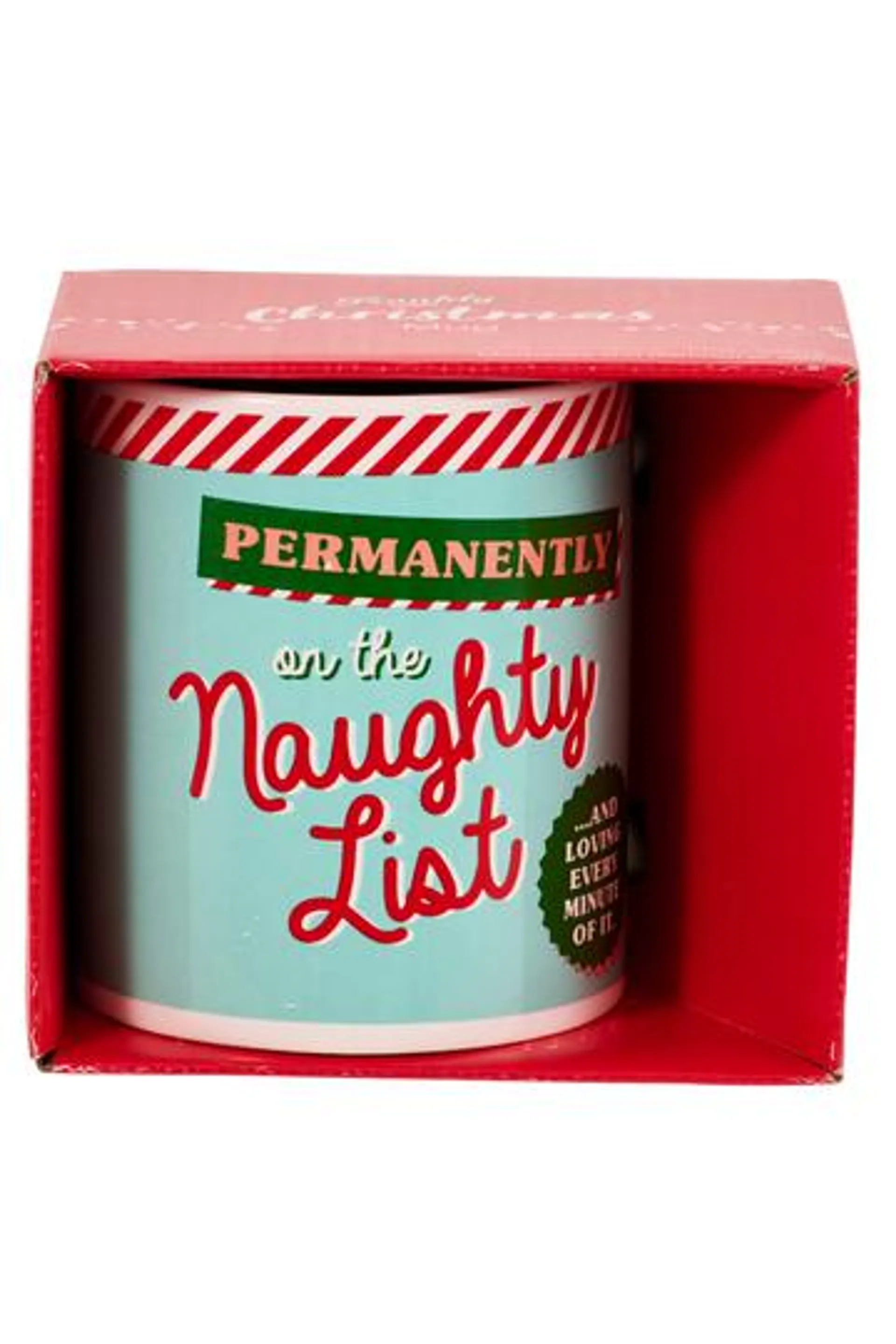 Boxed Mug Christmas Naughty List