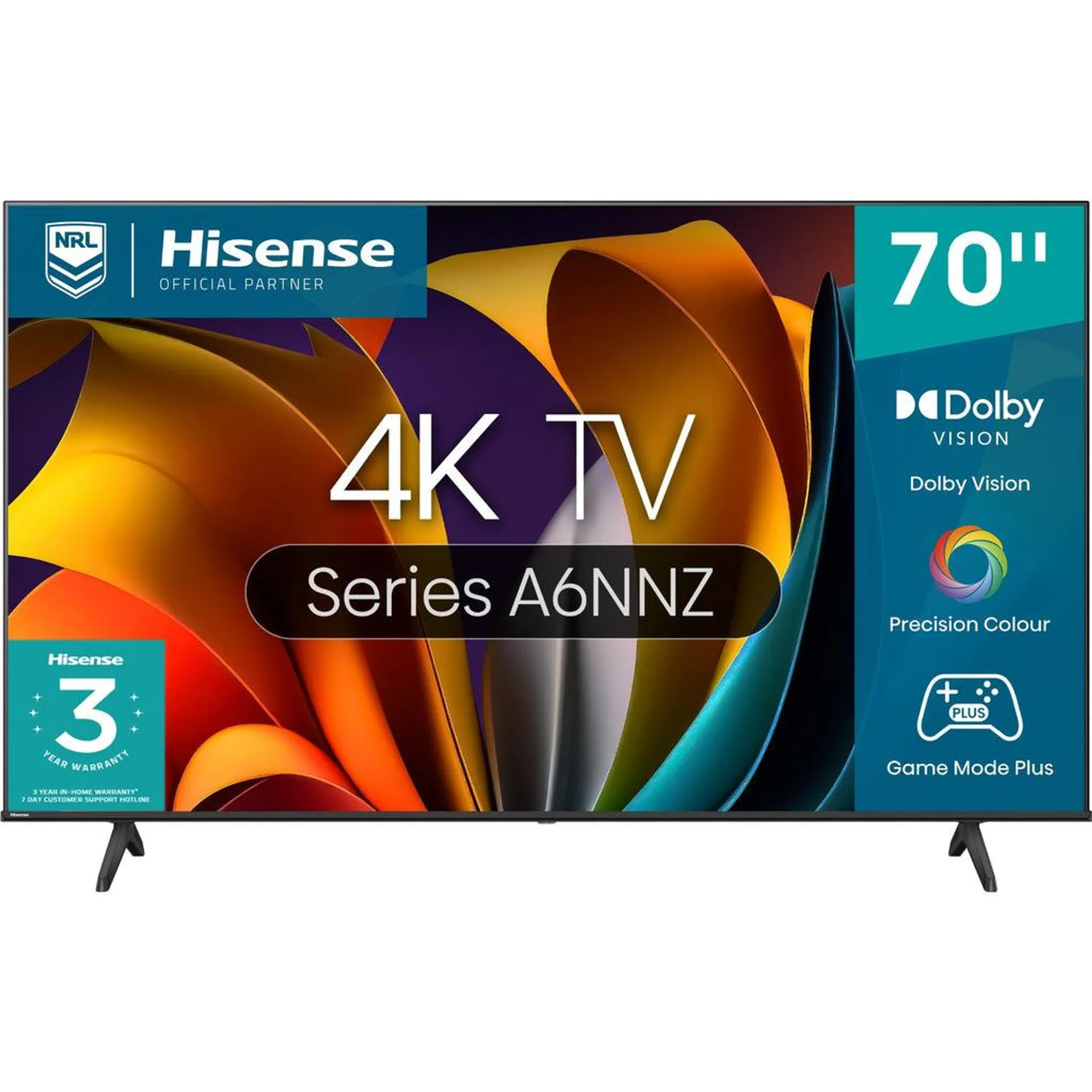 Hisense 70" A6NNZ 4K Smart TV [2024]