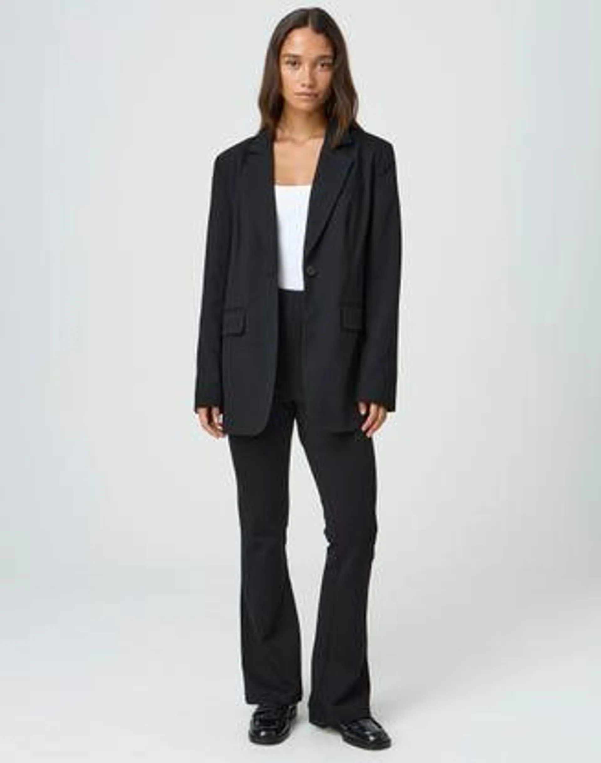 High Rise Flare Ponte Pant