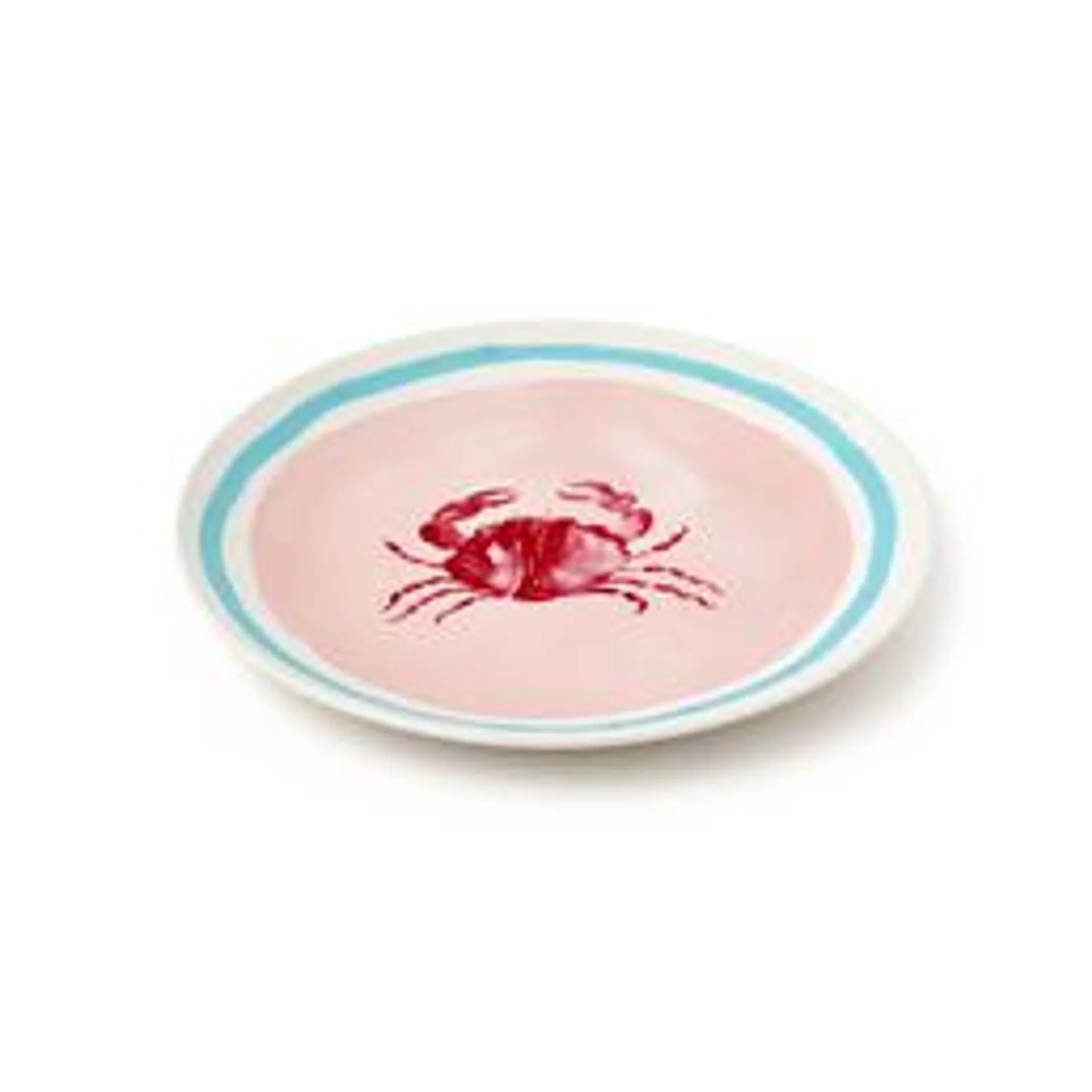 Stevens Riviera Round Platter, 30cm, Crab