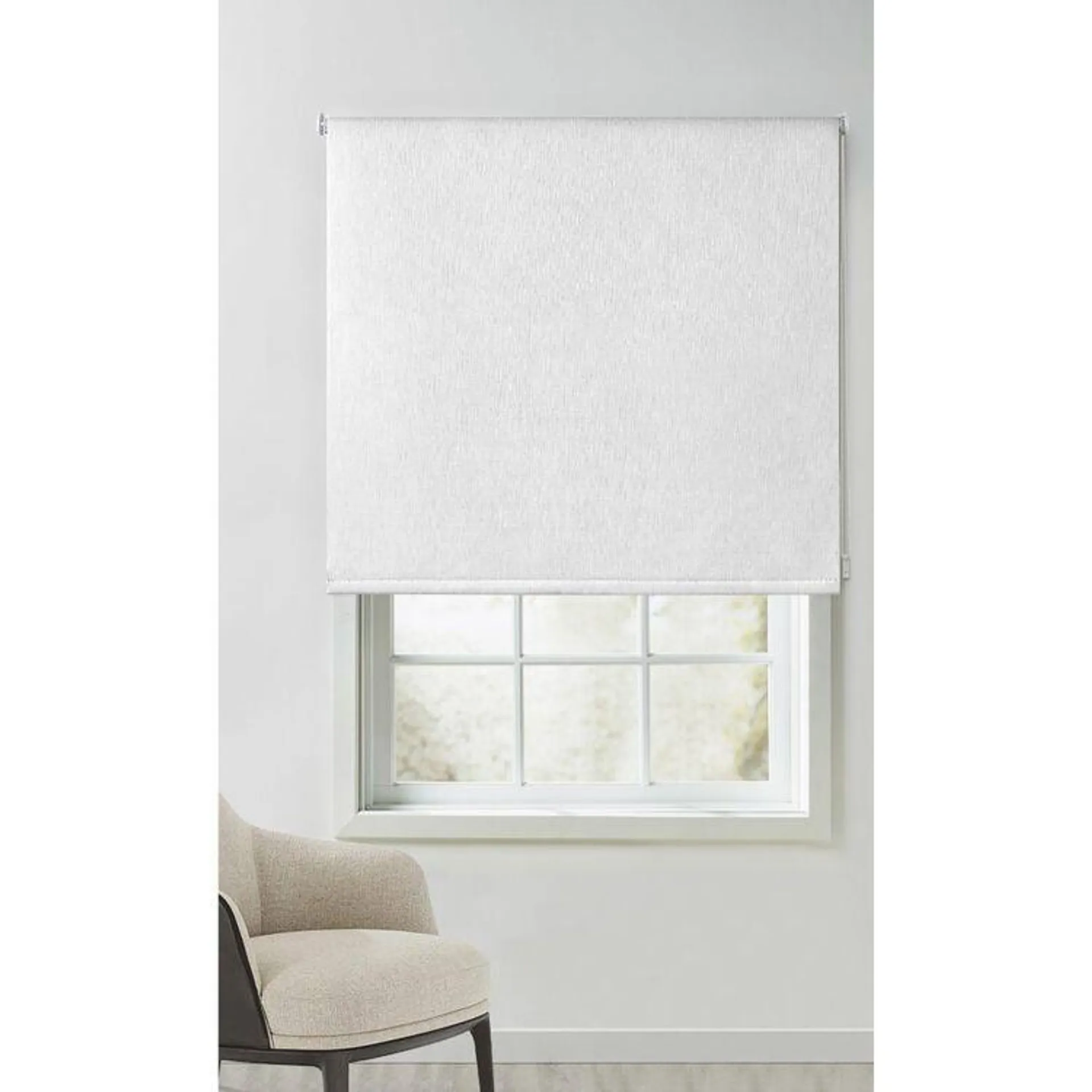 Emerald Hill Cannes Blockout Roller Blind White