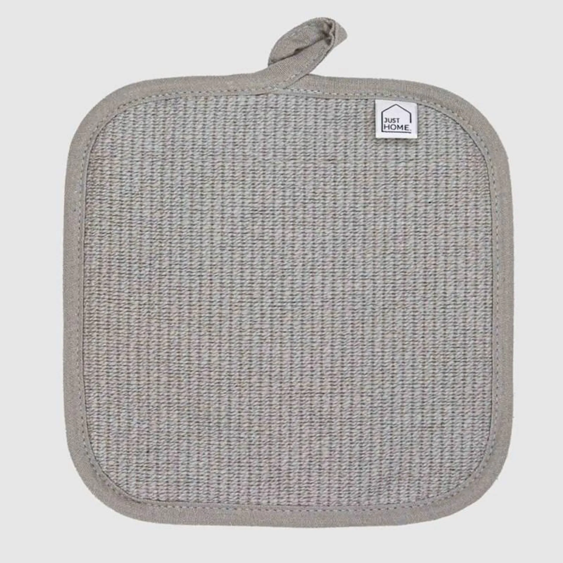 Just Home Wells Pot Holder Grey