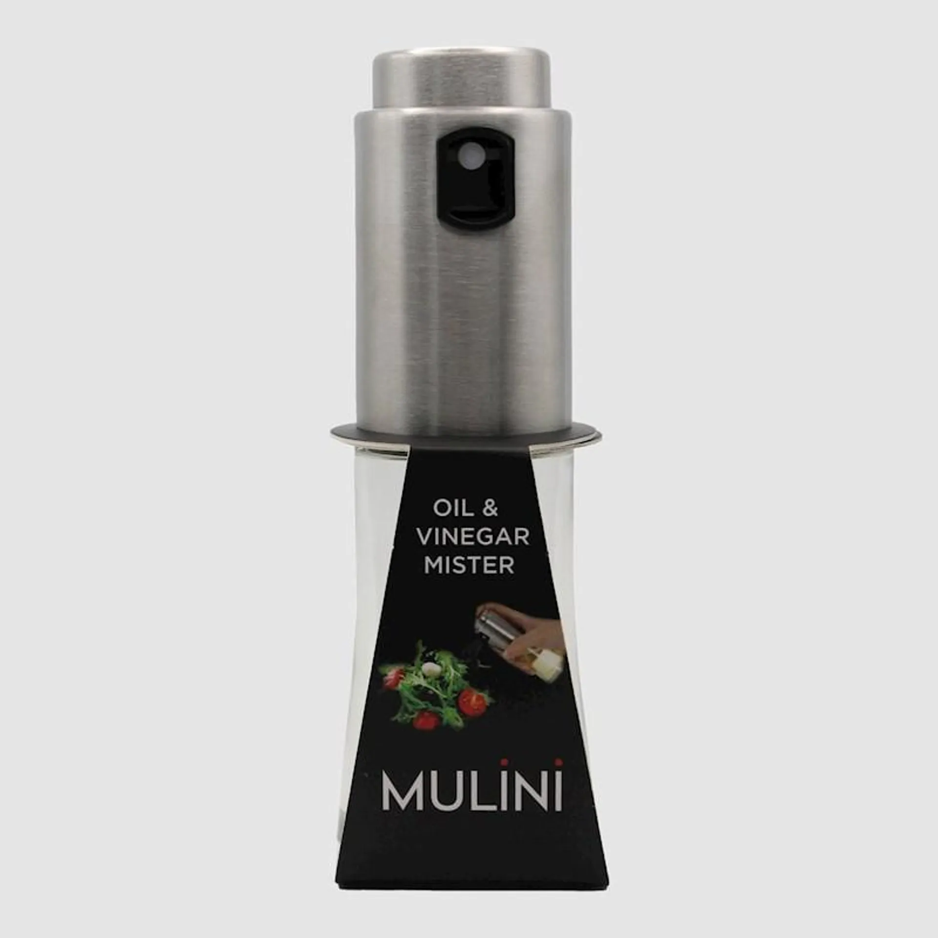 Mulini Oil Despensor Clear/Silver D4420