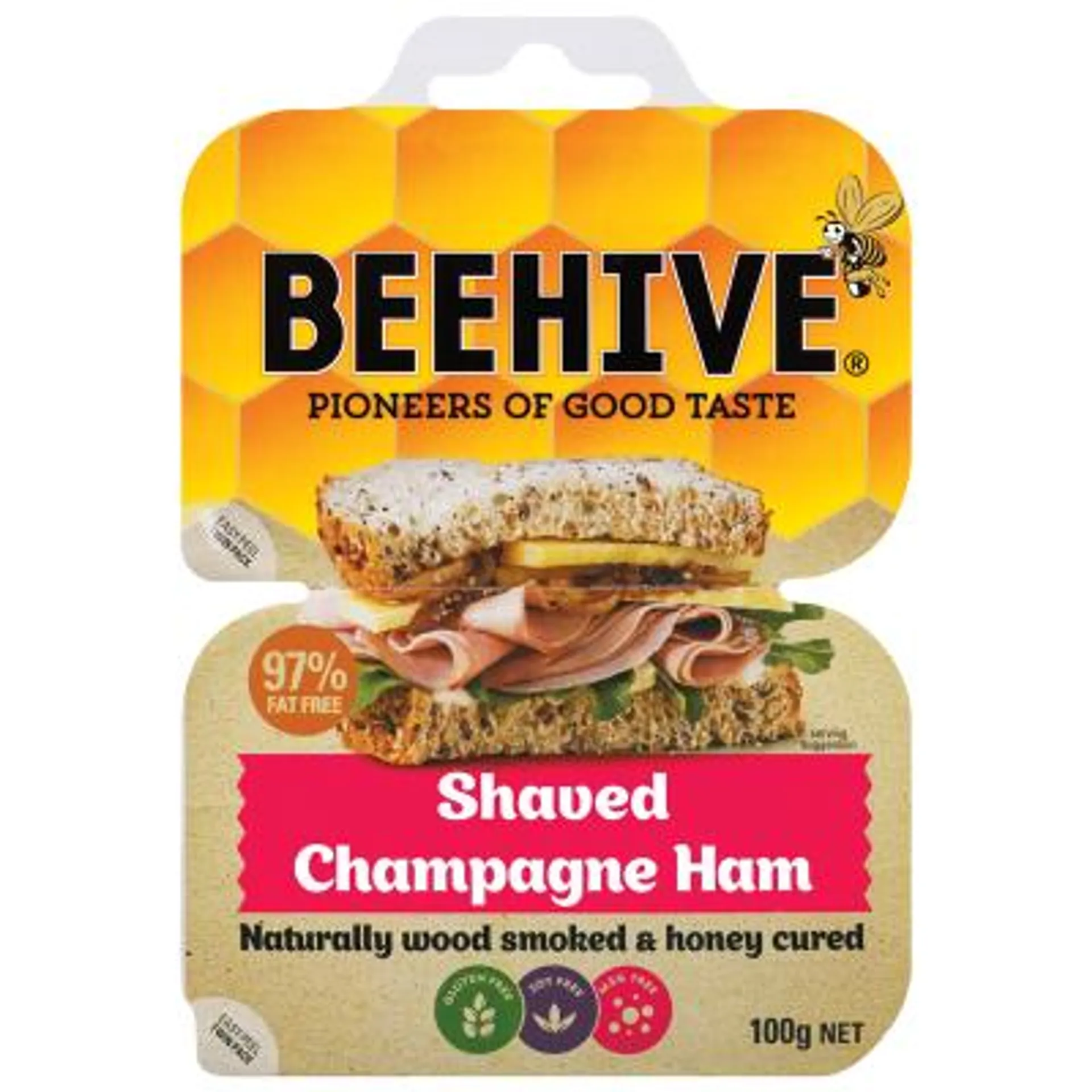 Beehive Shaved Champagne Ham