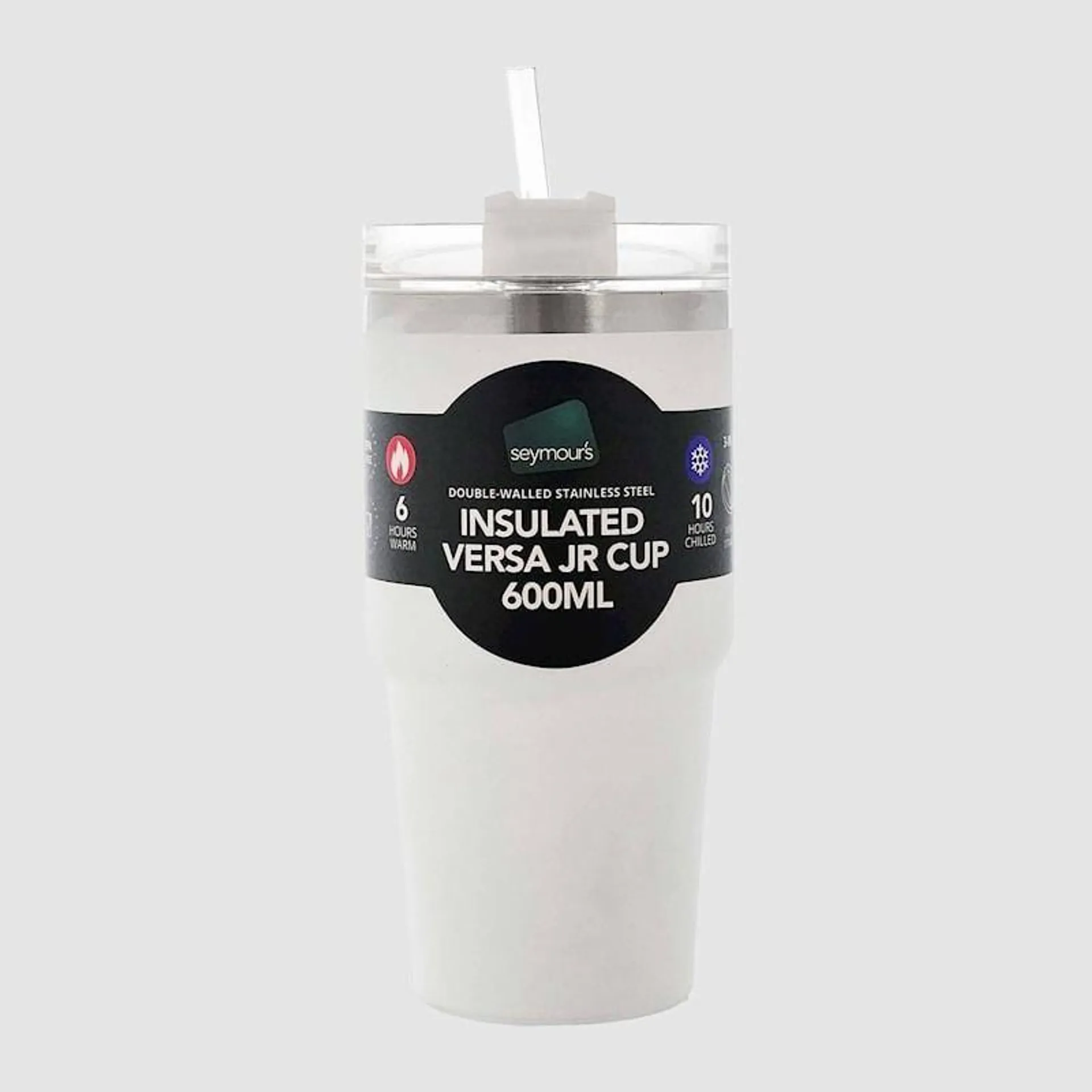 Seymours Versa Travel Cup 600ml White