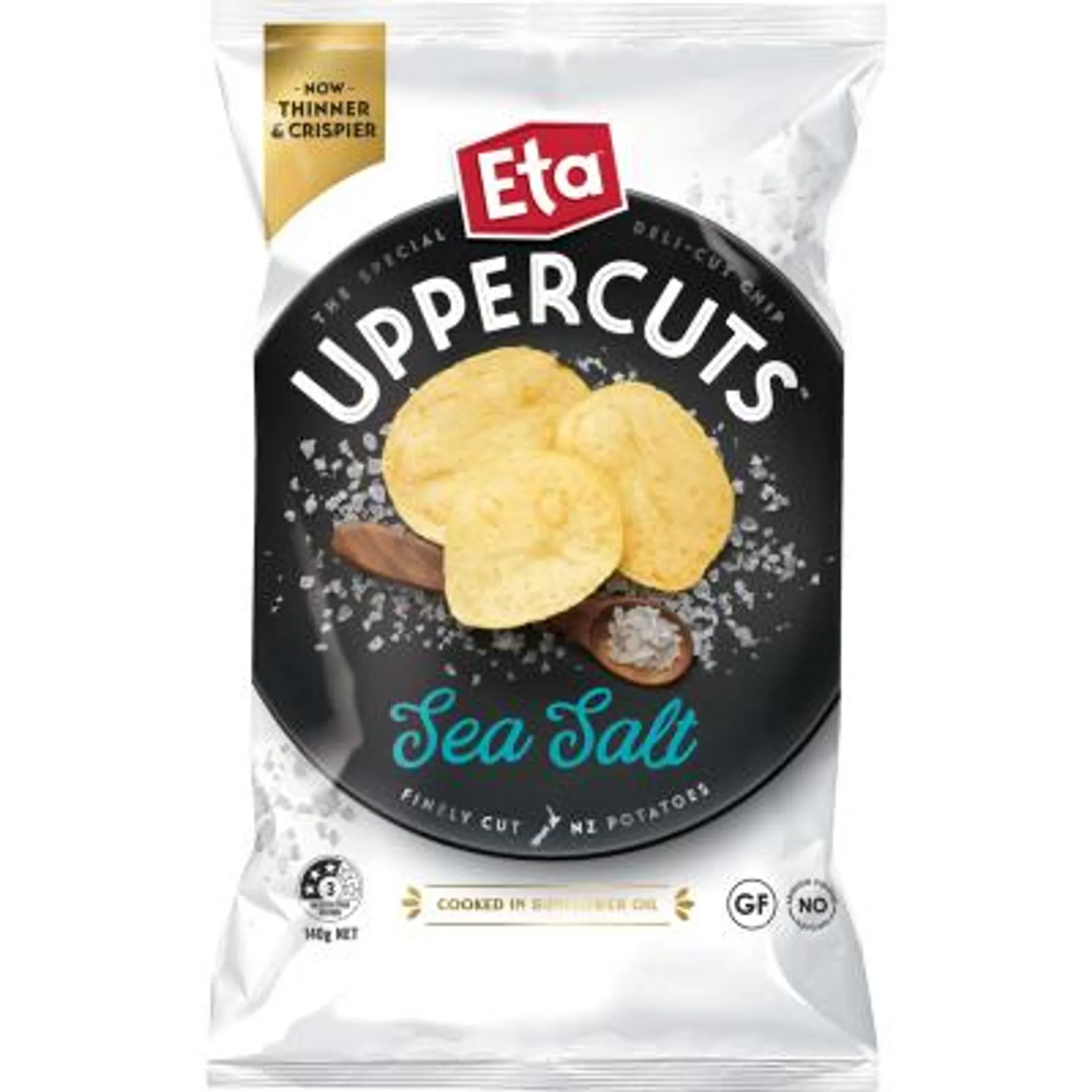 Eta Uppercuts Sea Salt Potato Chips