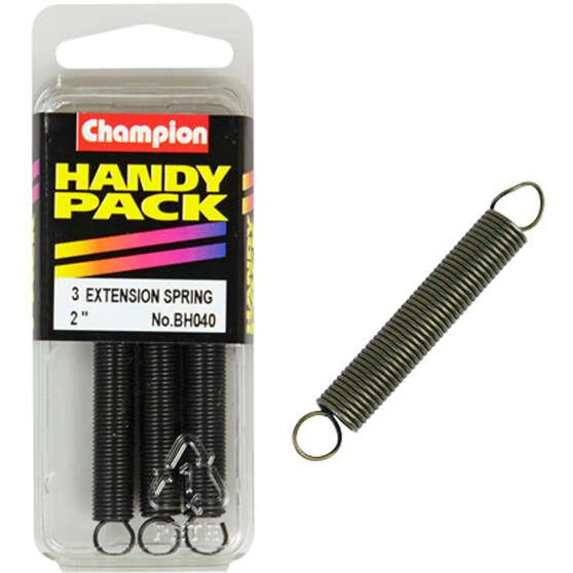 Champion Extension Spring - 2inch, BH040, Handy Pack