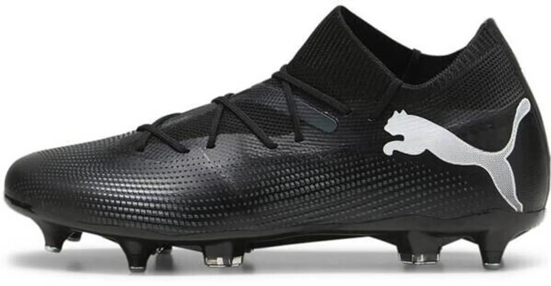 Puma Unisex Future 7 Match Soft Ground Boots Black/White