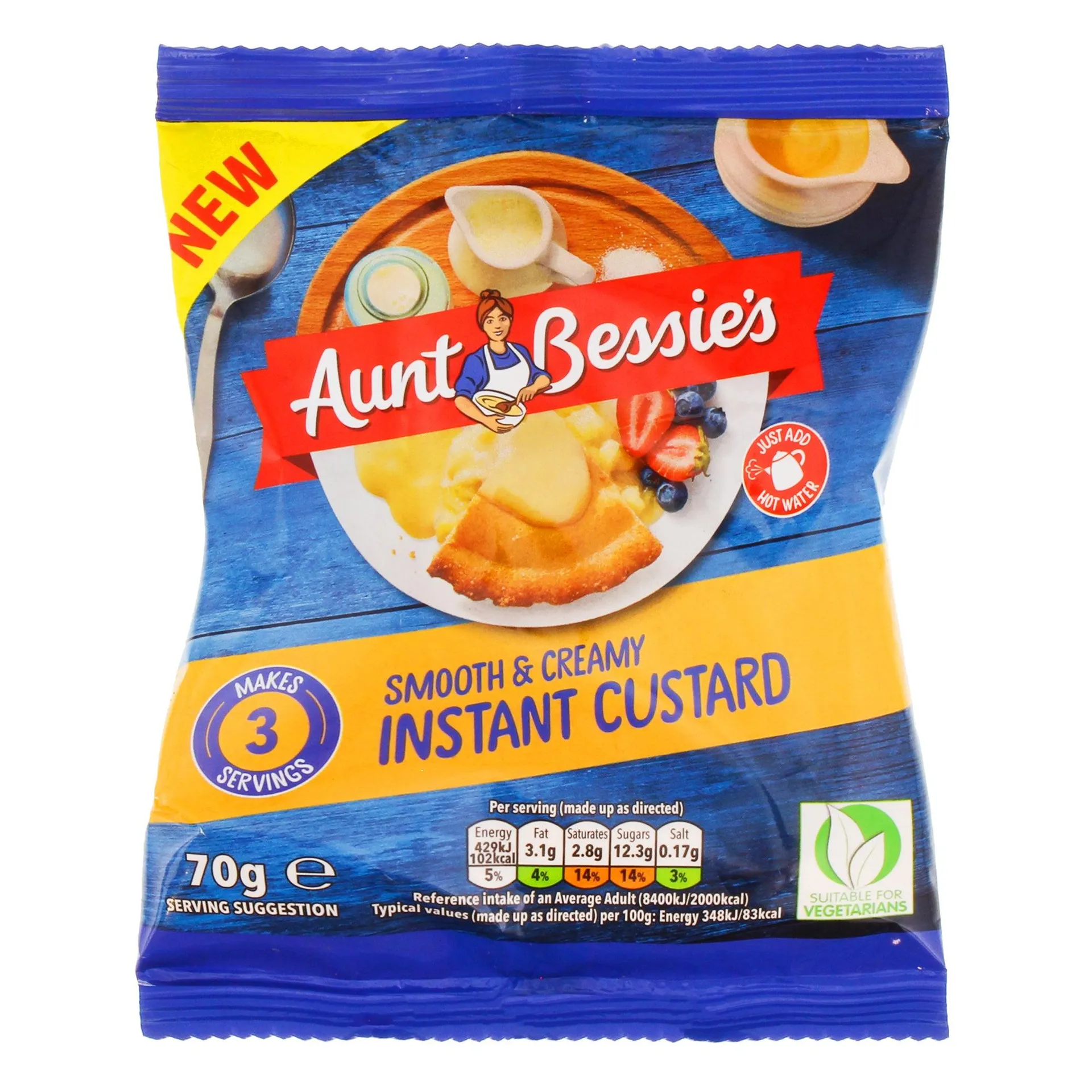Aunt Bessie's Instant Custard Mix 70g