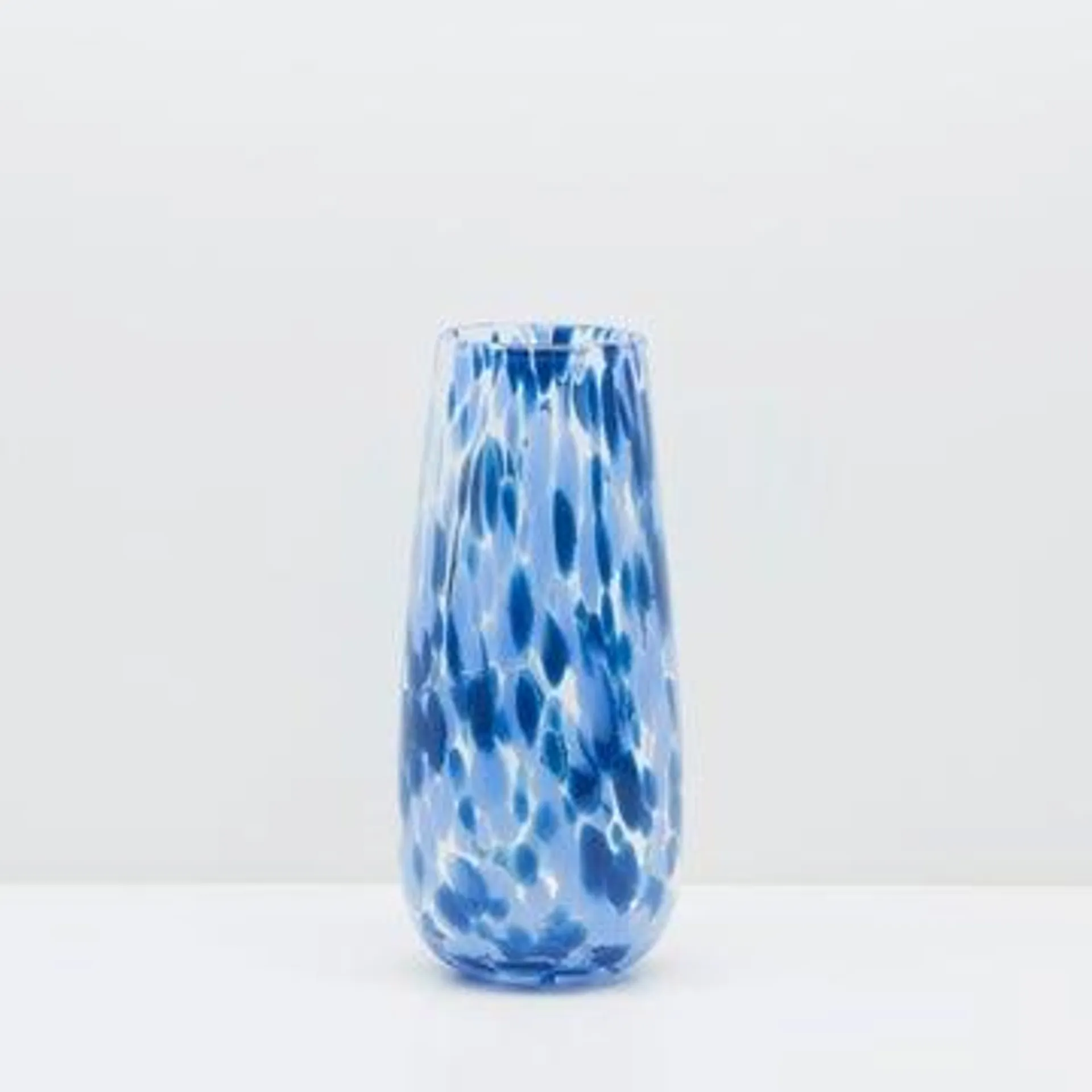 Gigi Glass Vase - Blue -Tall