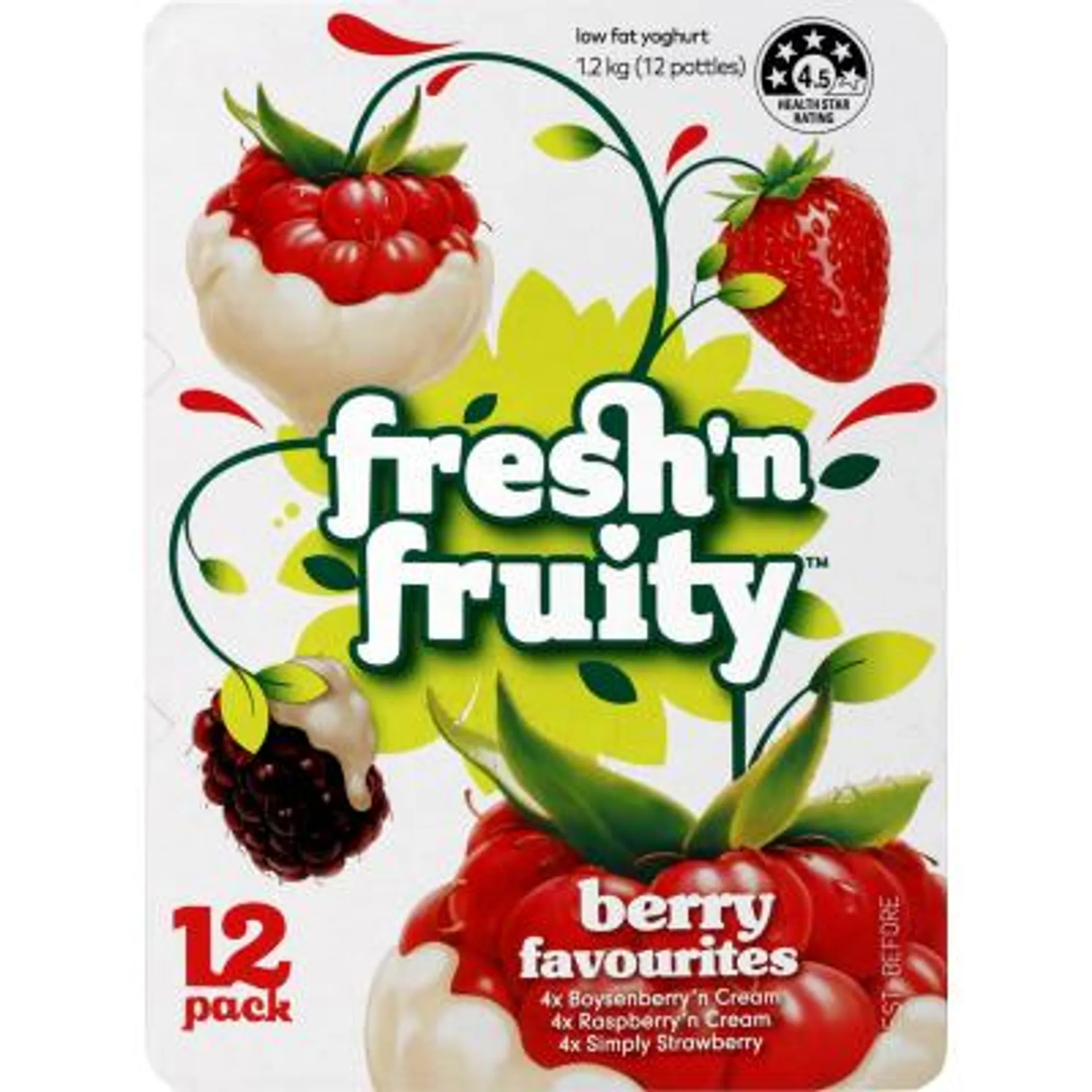 Fresh 'n Fruity Berry Favourites Yoghurt