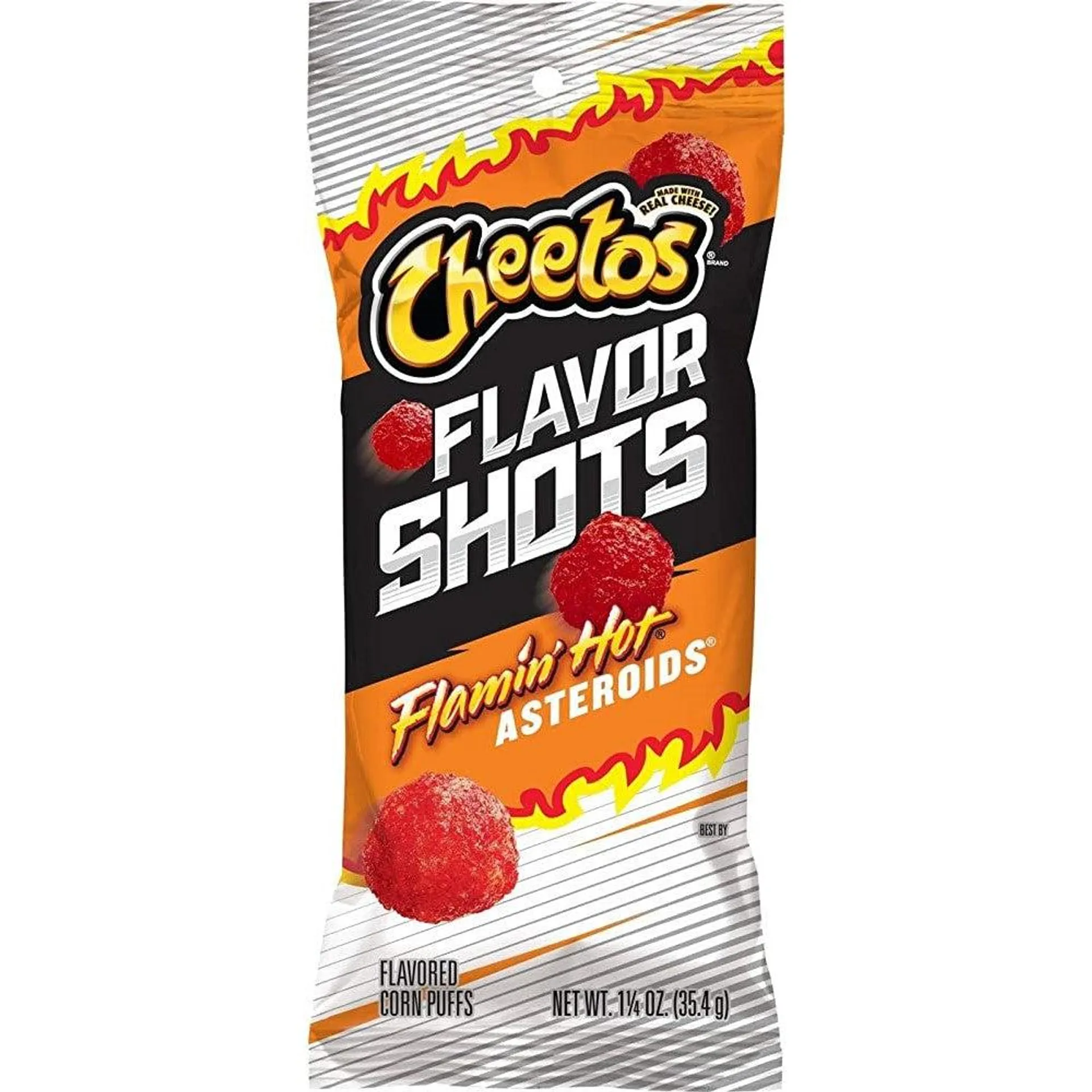Cheetos Flavor Shots Flamin' Hot Asteroids (BB 23 Apr 2024)