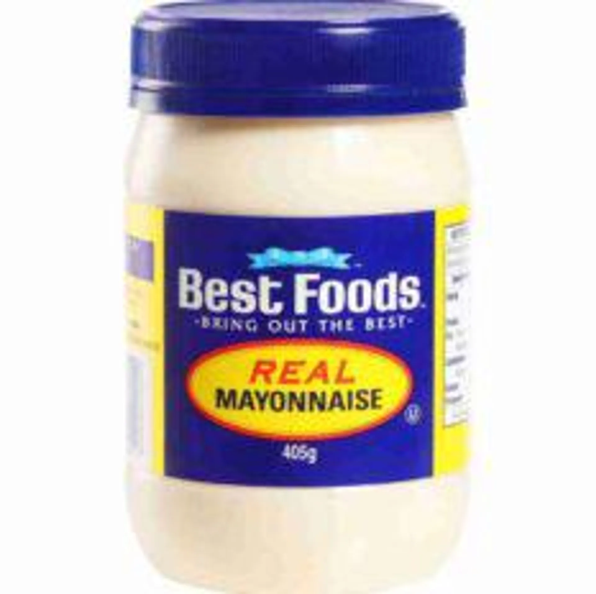 Best foods mayonnaise 405g jar
