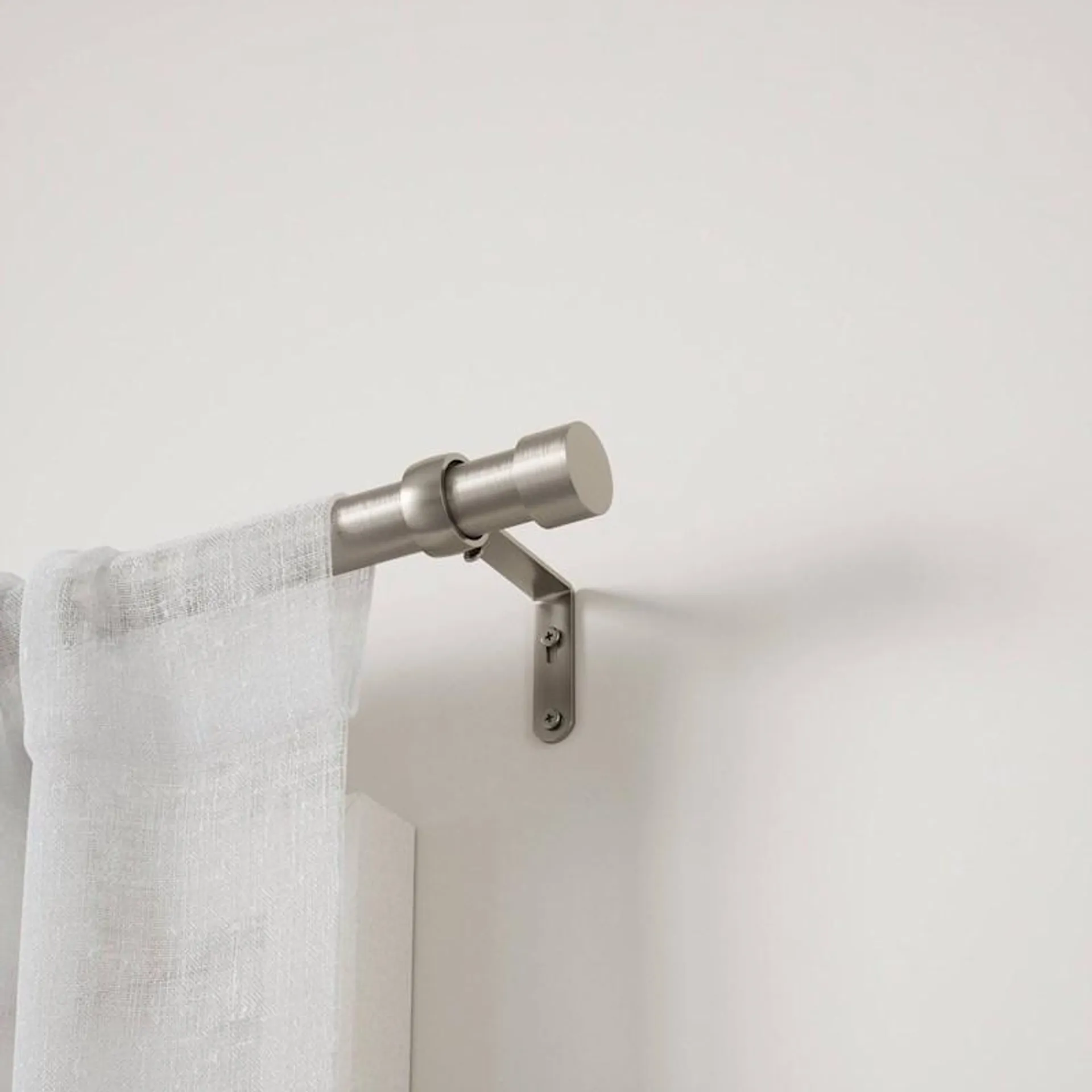 Umbra Cappa Curtain Rod Single Nickel