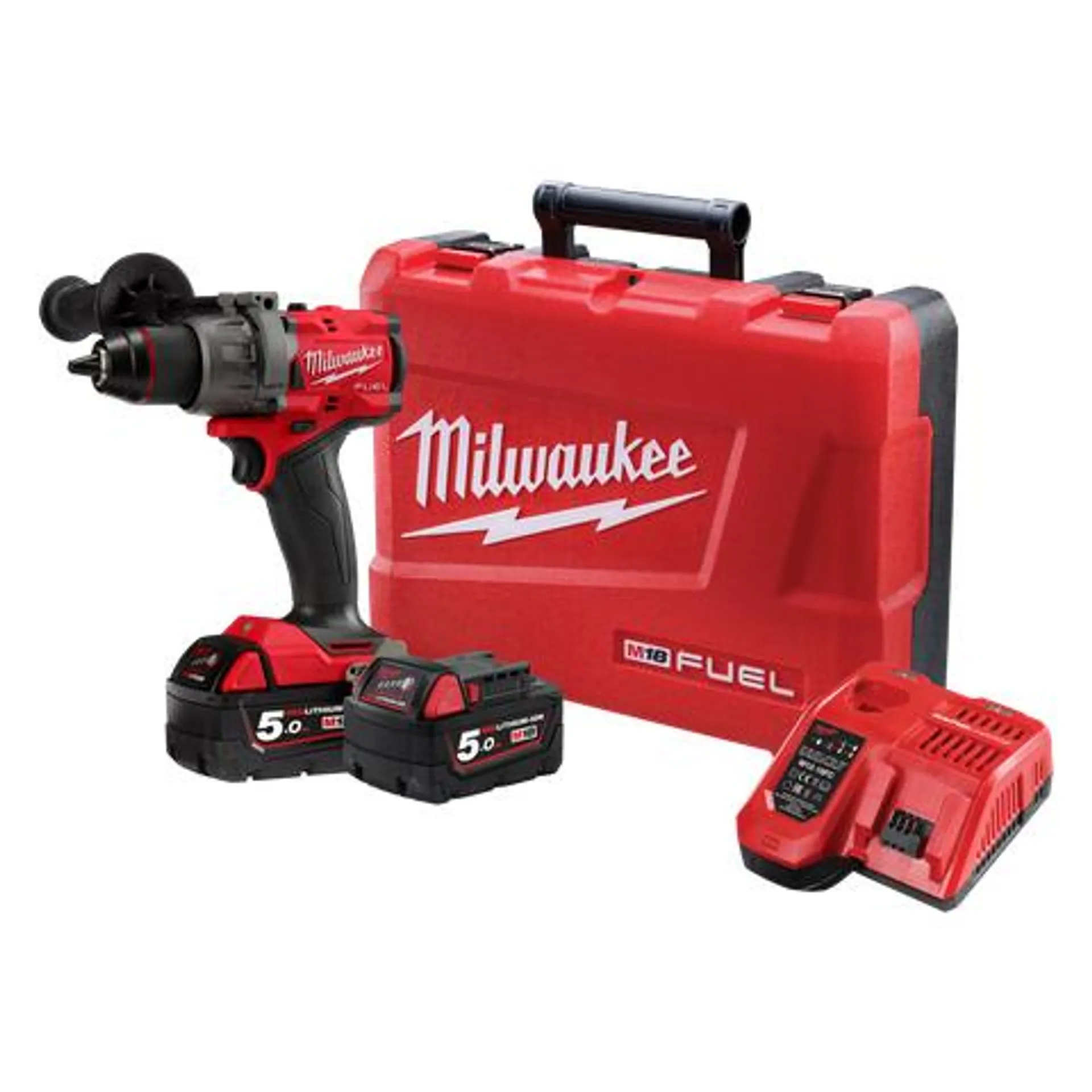 Milwaukee M18 FUEL Cordless Hammer Drill Brushless HD Gen3 18V 5Ah