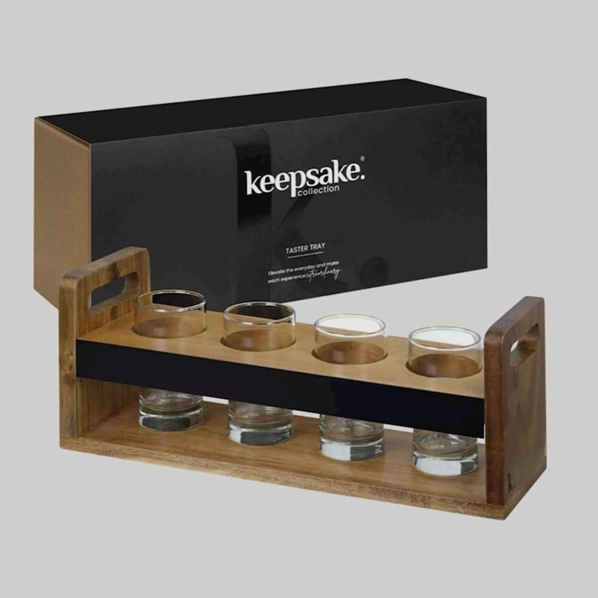 Keepsake Taster Tray w/ Glasses 240ml 5Pc