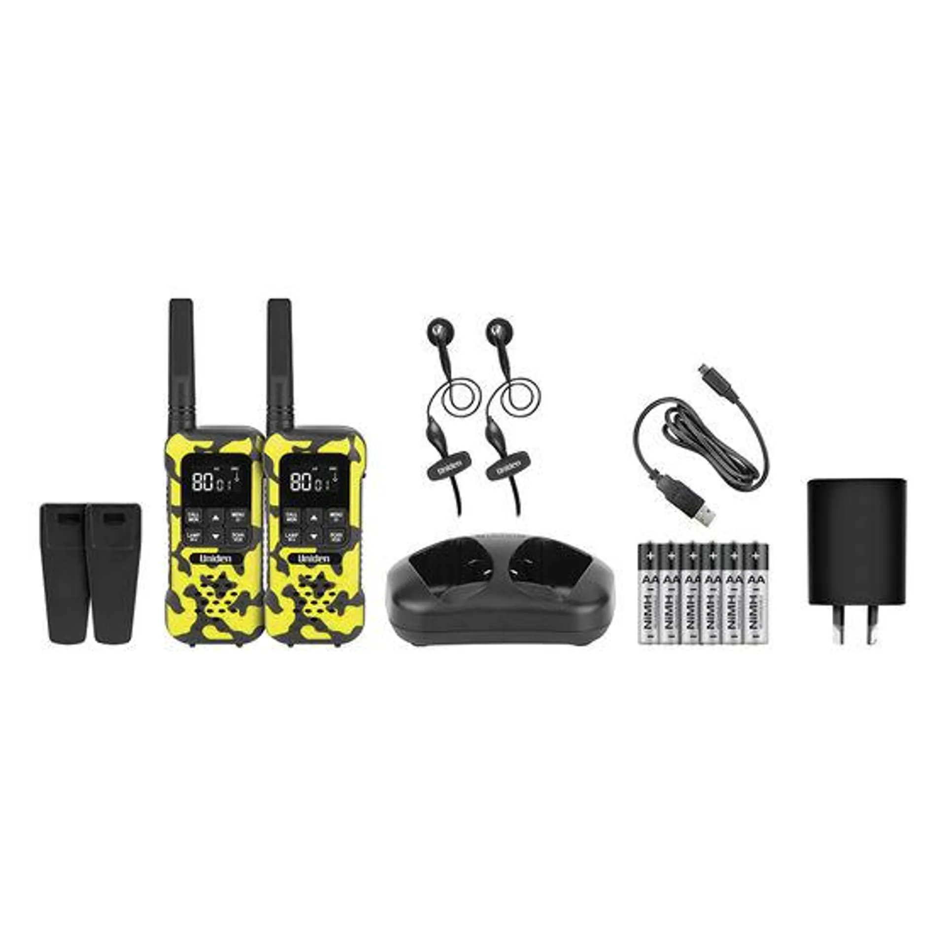 Uniden ADV25 2W UHF Handheld Radio Twin Pack