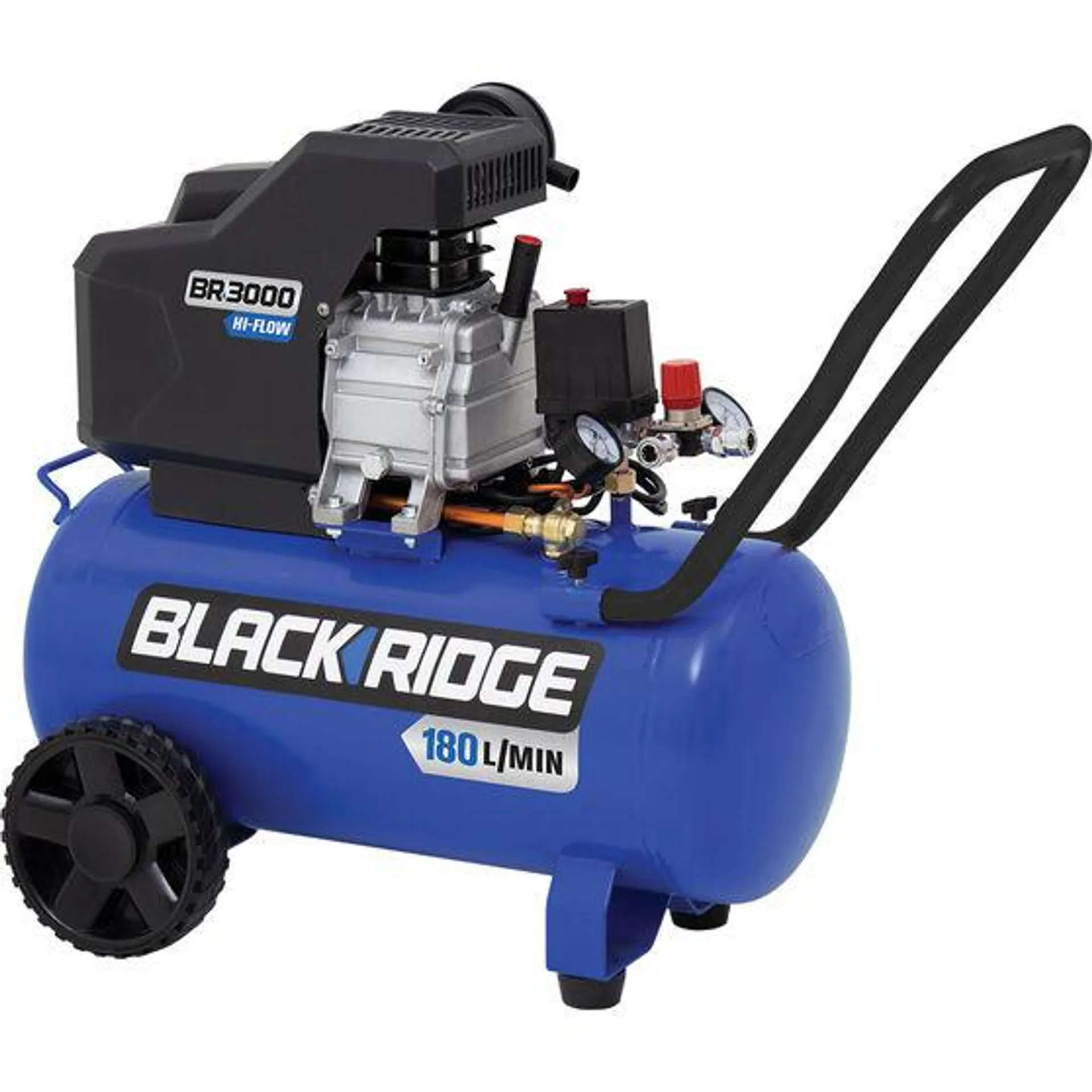Blackridge Air Compressor 2.5HP Direct Drive Hi Flow 40 Litre tank