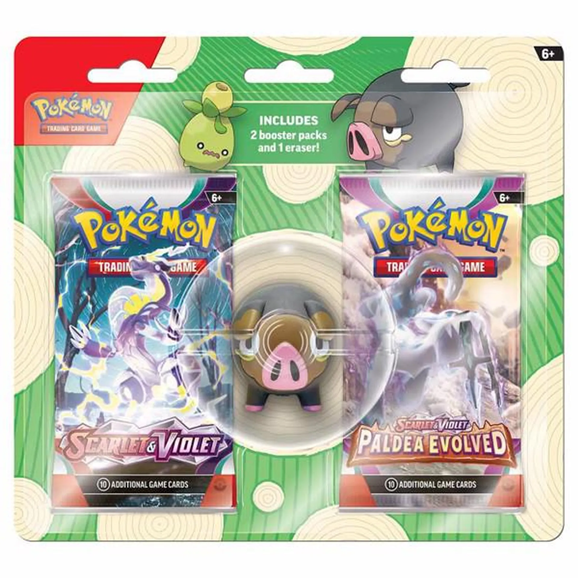 Pokemon - TCG - Eraser Blister Pack (Assorted)