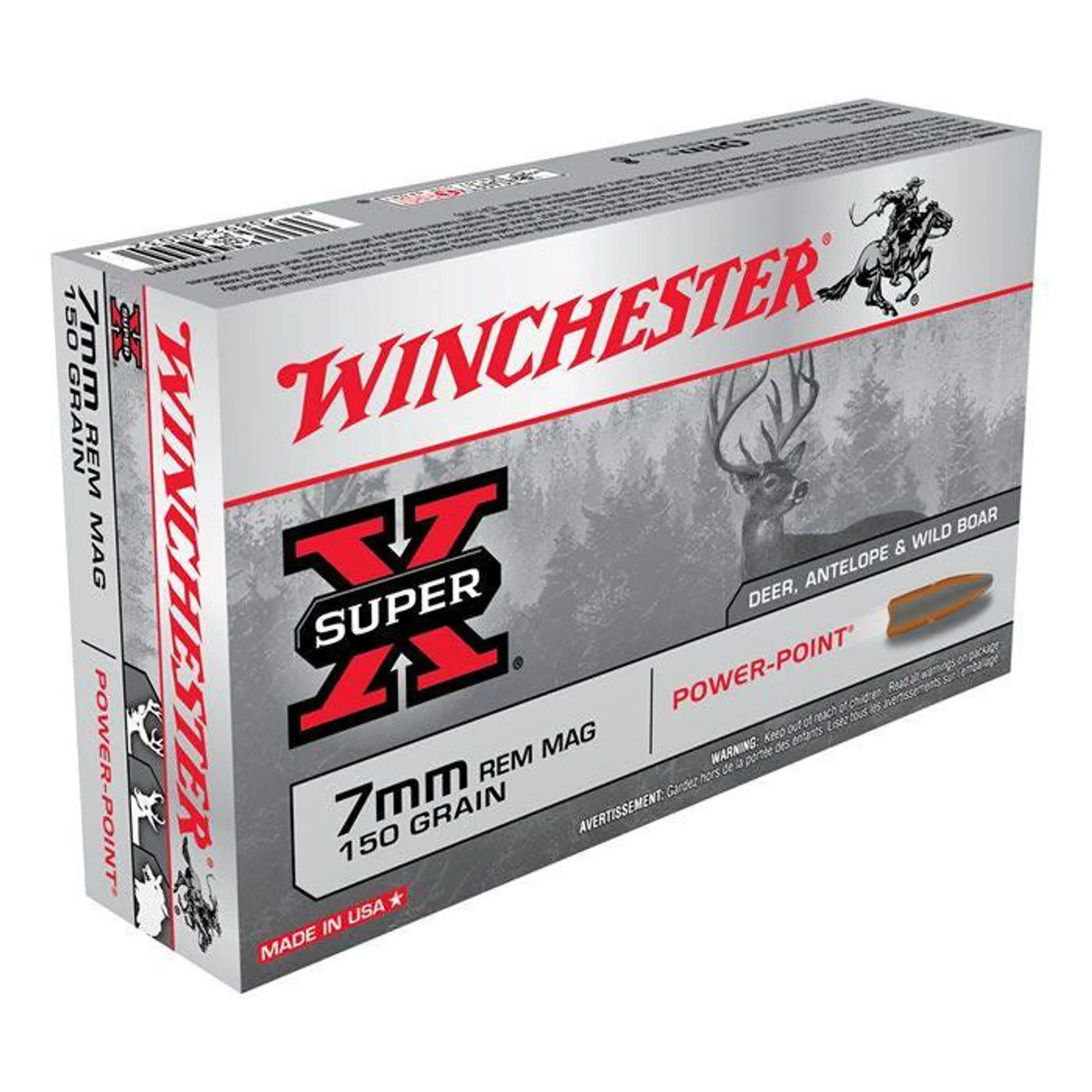 Winchester SuperX 7MM RM 150gr PP (20)