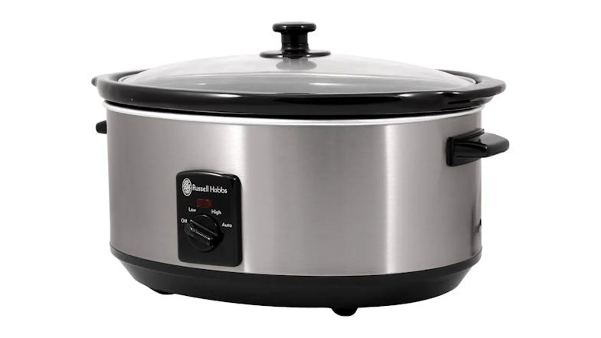 Russell Hobbs 6L Slow Cooker - Brushed Stainless Steel