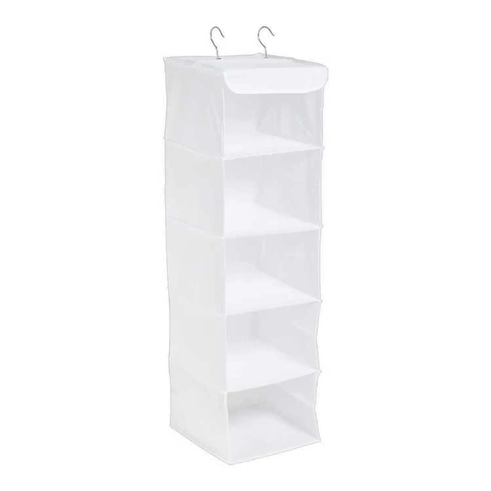 Evolve Lifeware Hanging 5 Accessory Shelf White 25 x 27 x 89 cm