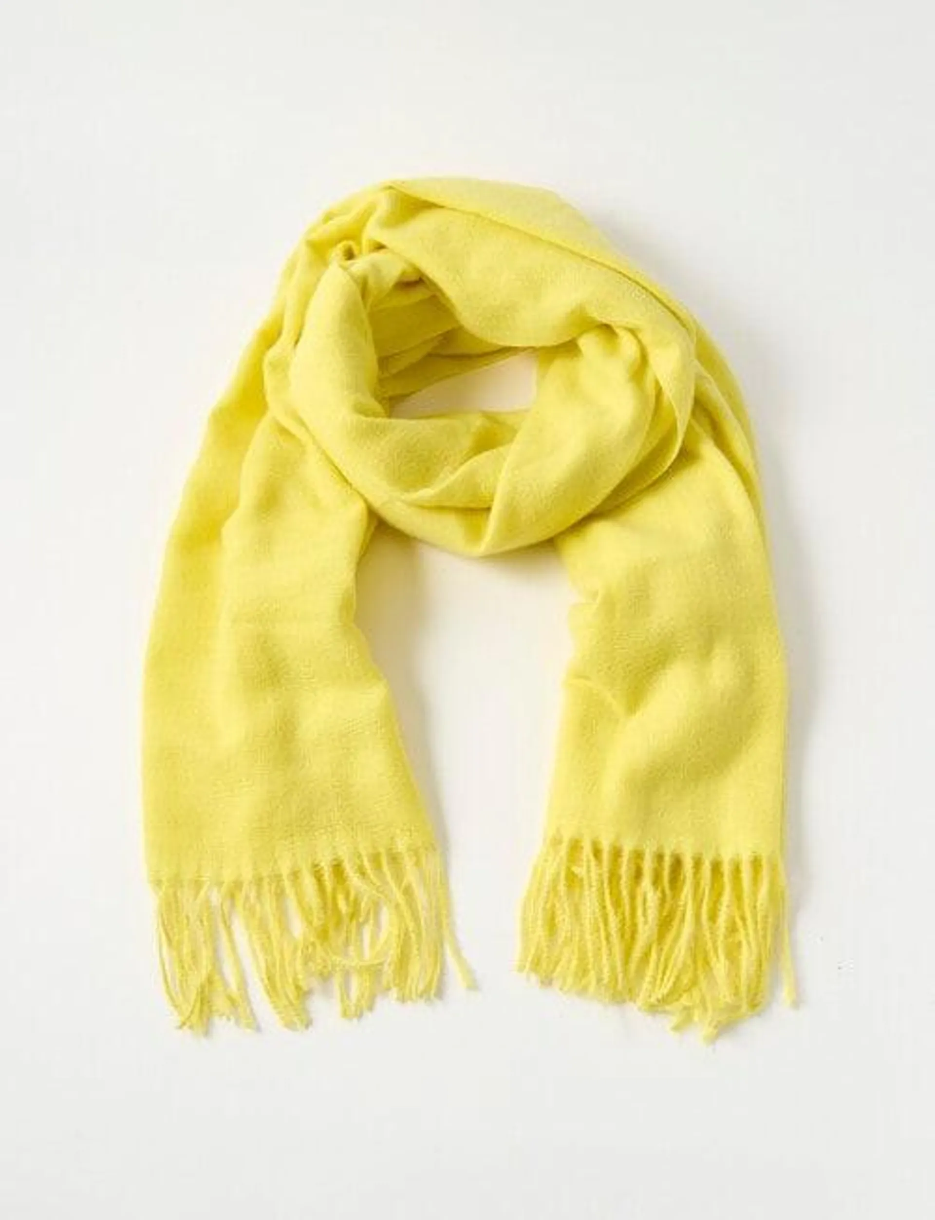 Whistle Accessories Wrap Scarf, Limoncello