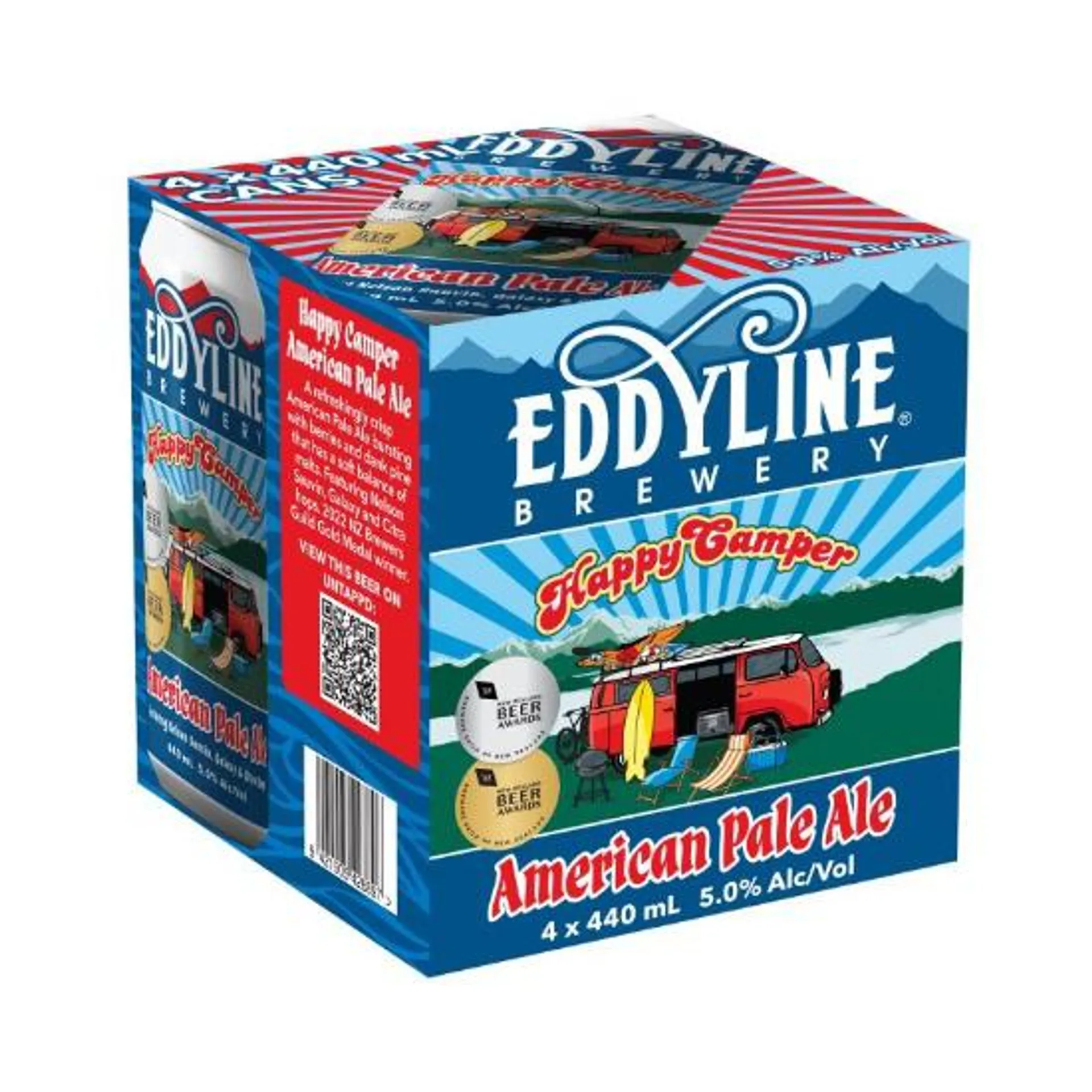 Eddyline Happy Camper American Pale Ale Cans 4x440ml