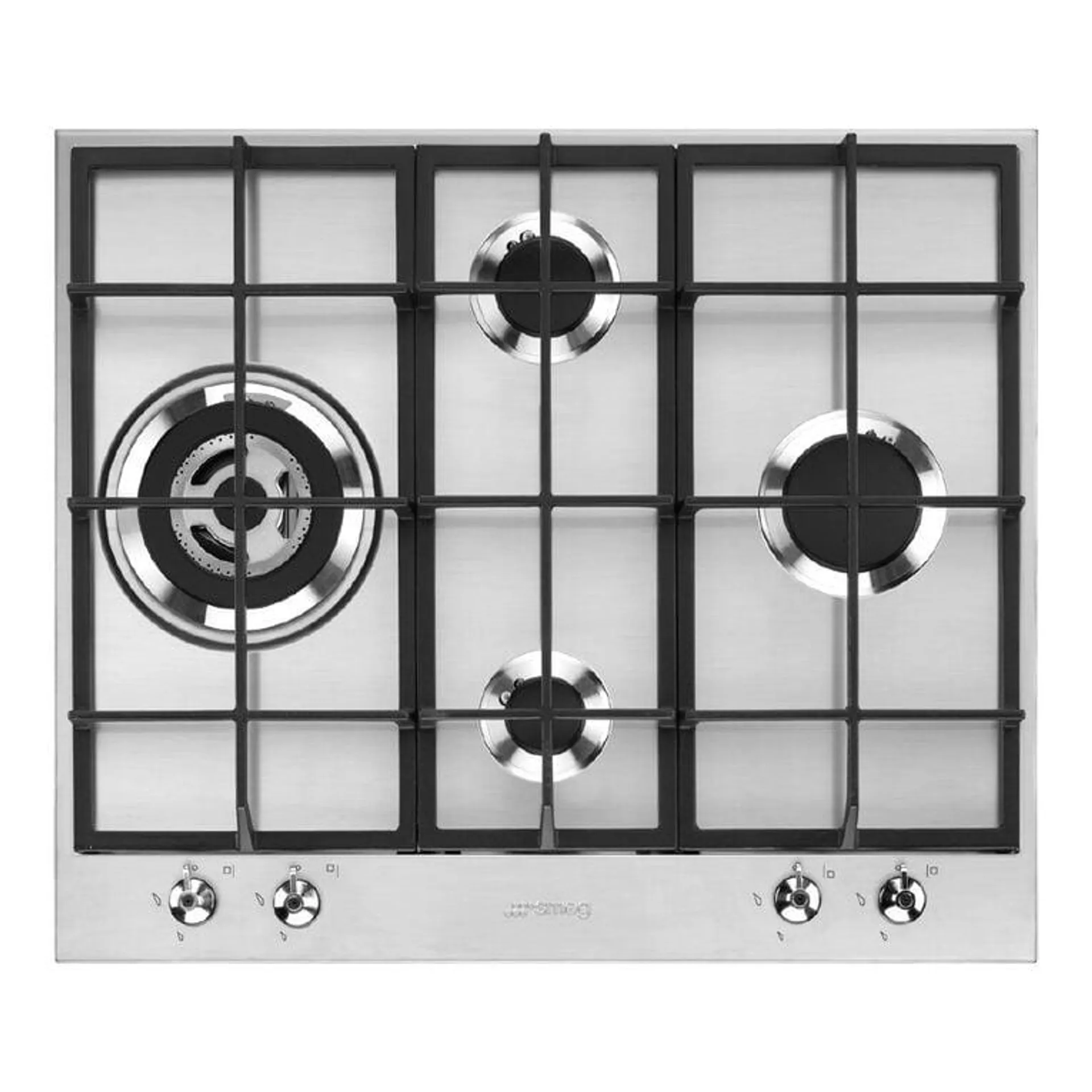 Smeg 60cm Gas Cooktop - Stainless