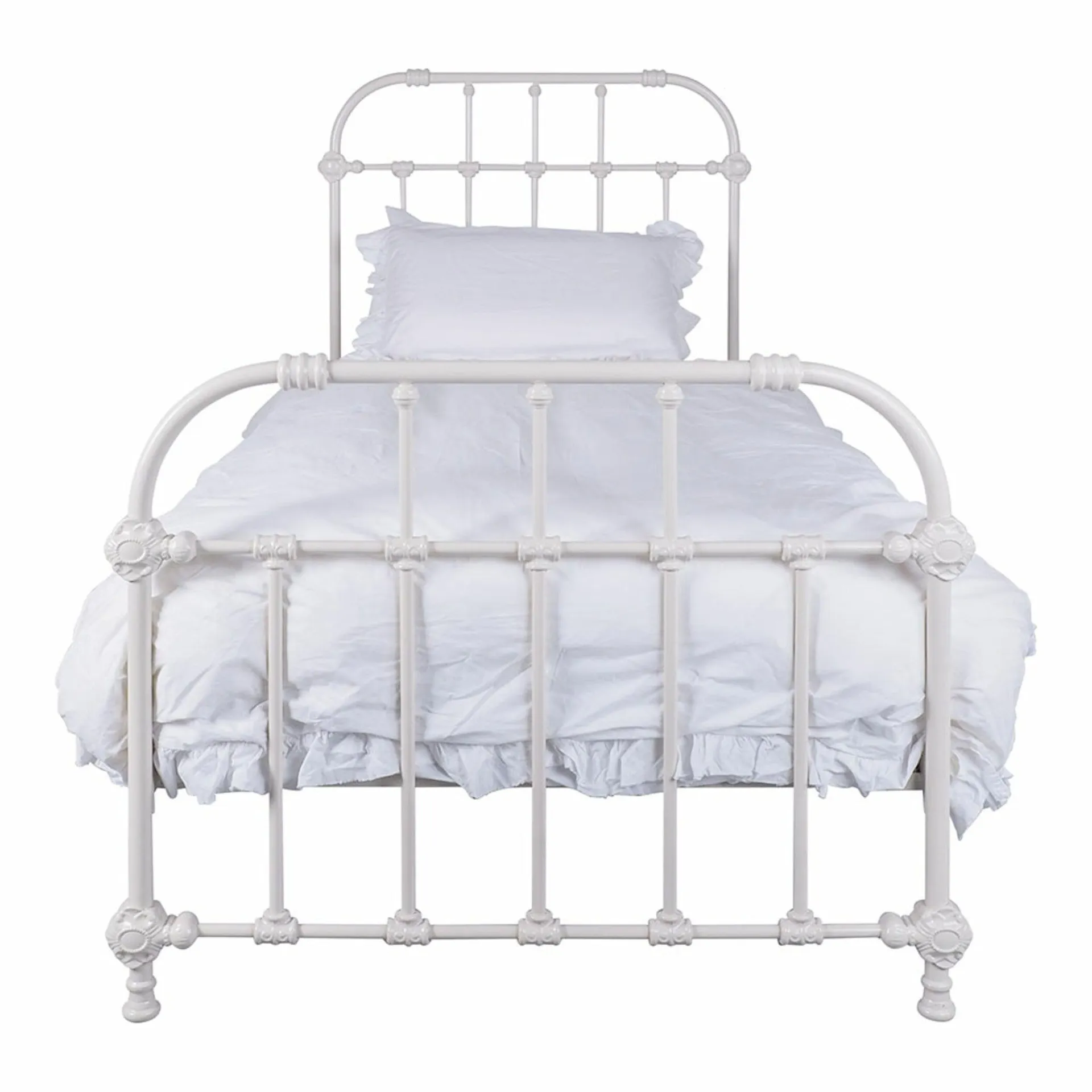 Manor King Single Bed White