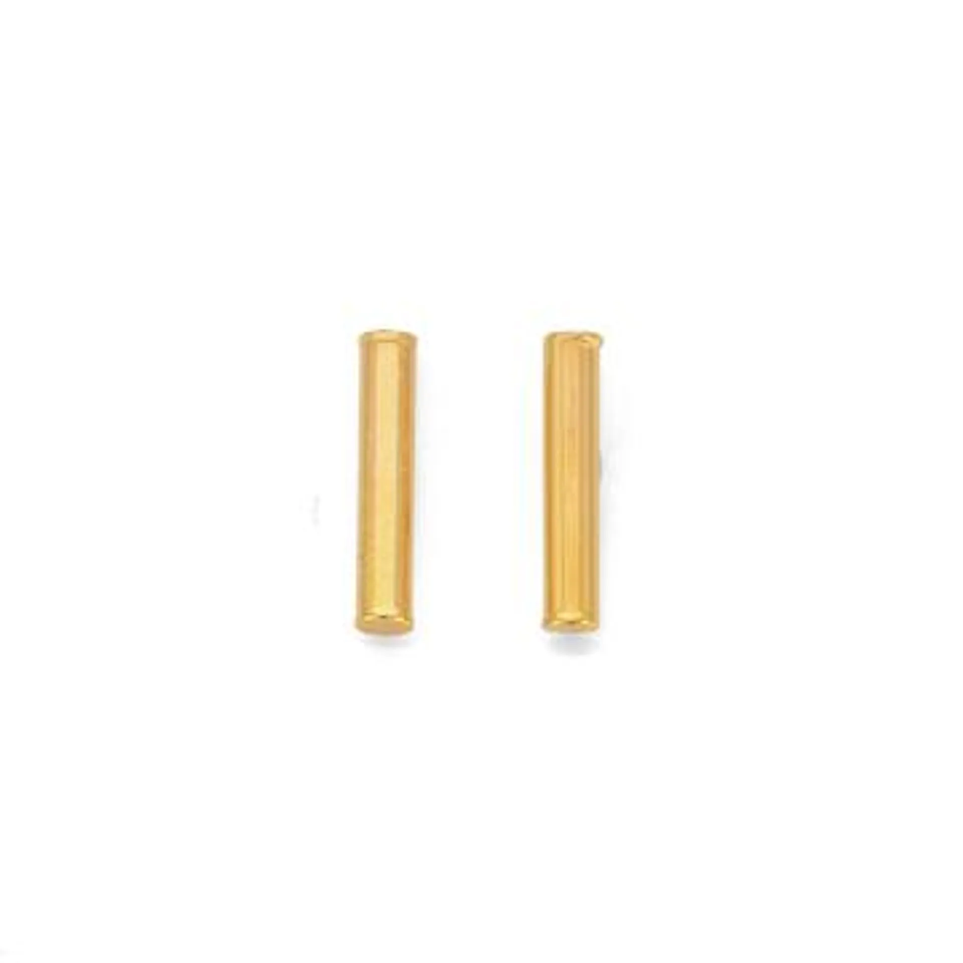 9ct Gold Bar Stud Earrings