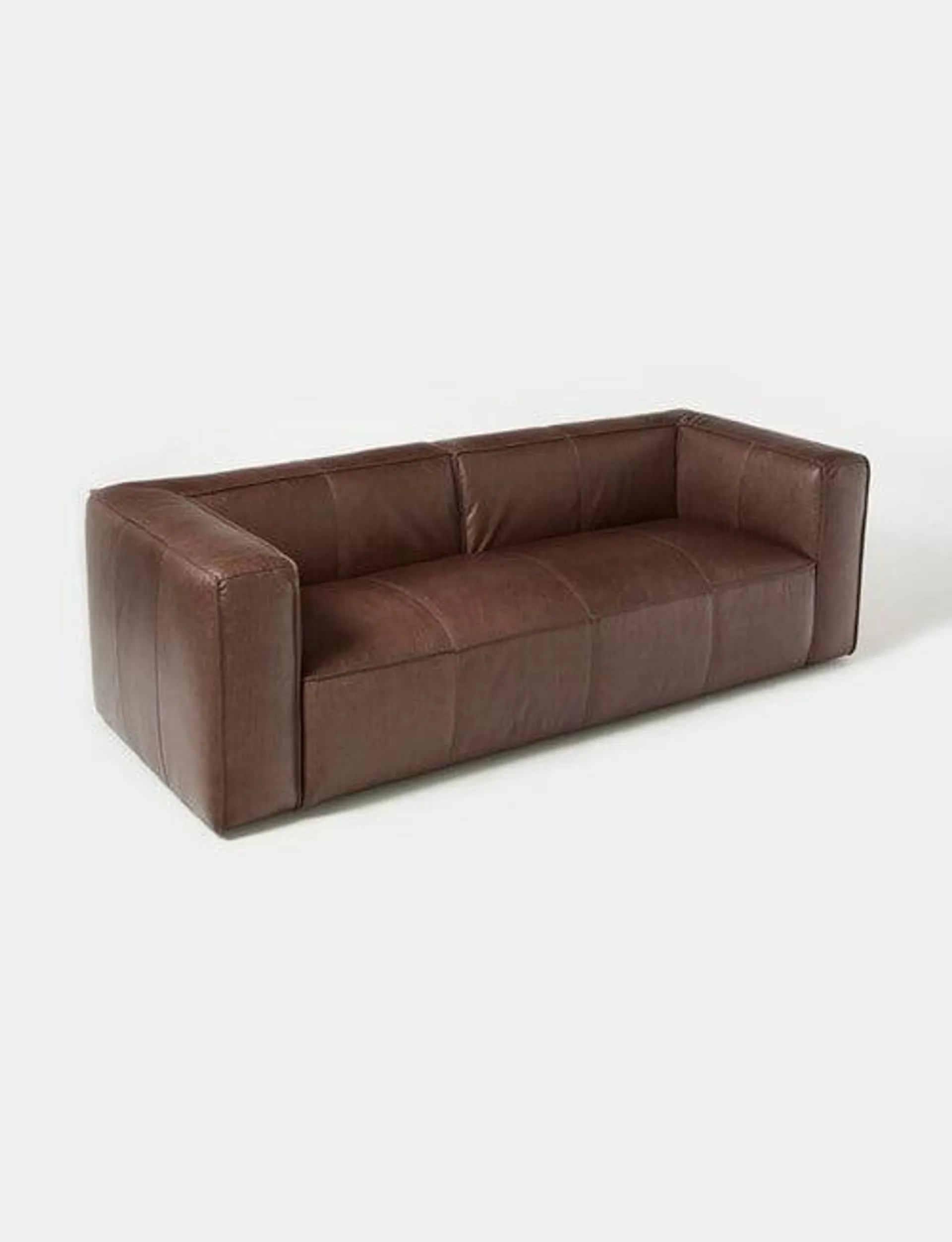 LUCA York Leather 3 Seater Sofa