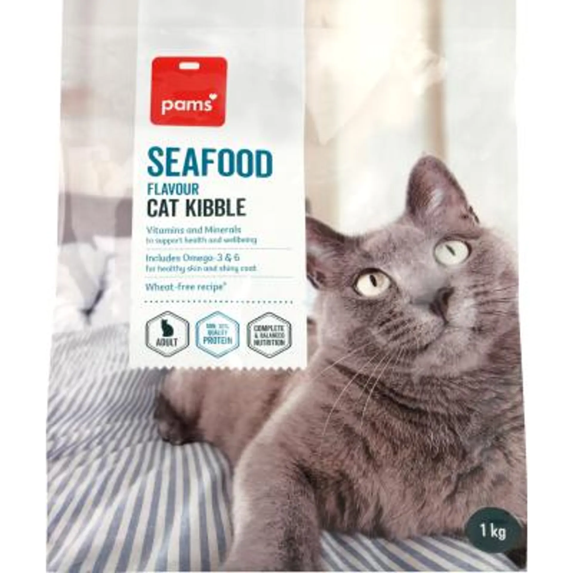 Pams Seafood Flavour Cat Kibble