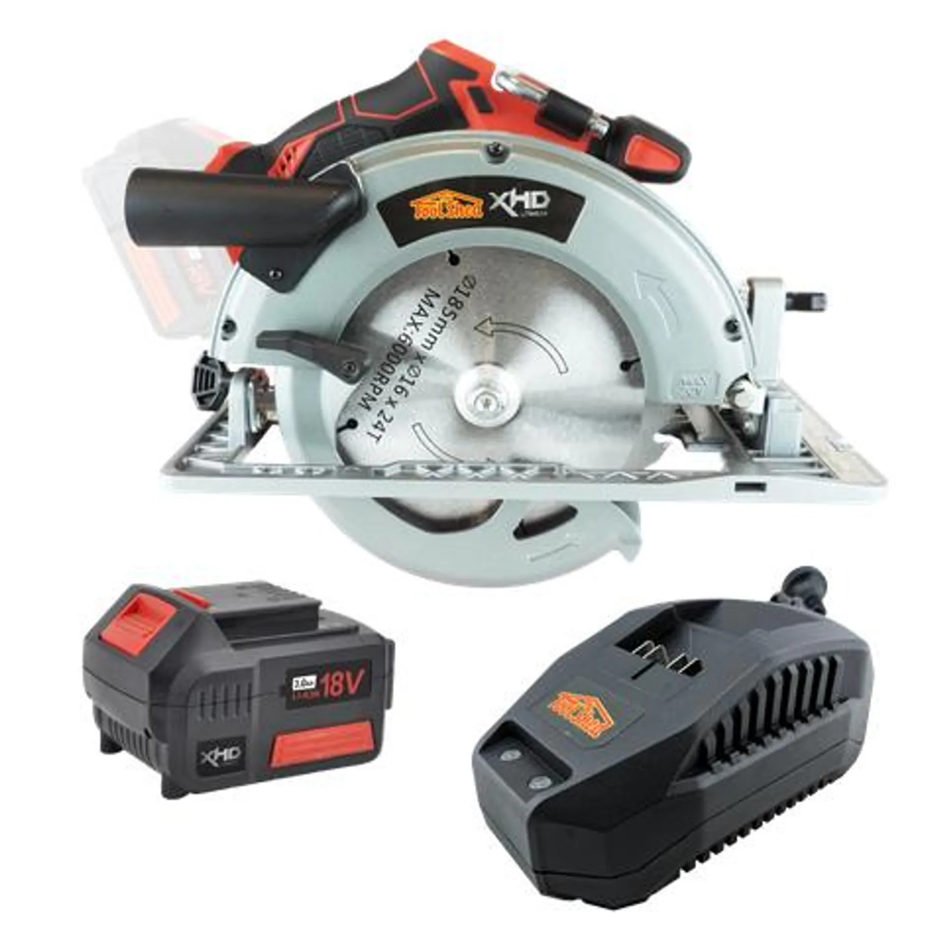 XHD Lithium Cordless Circular Saw Brushless 184mm 18V 3Ah