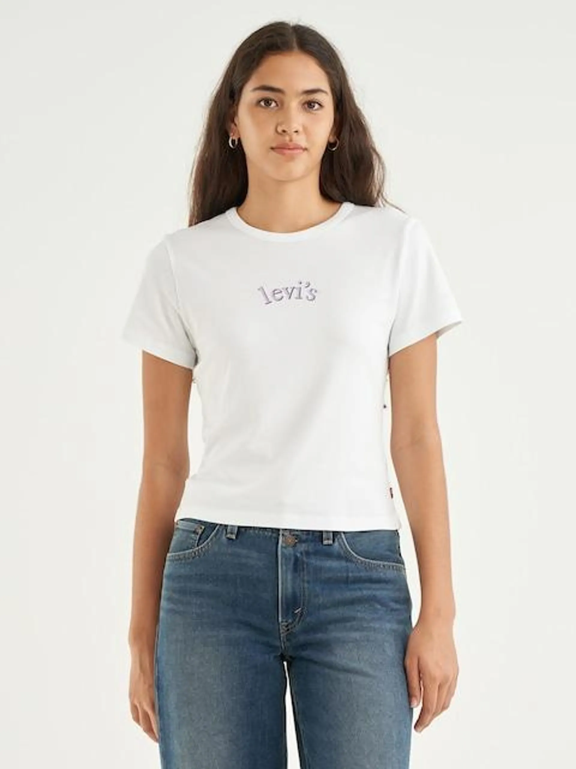 Levi's Graphic Rickie Tee In Bright White