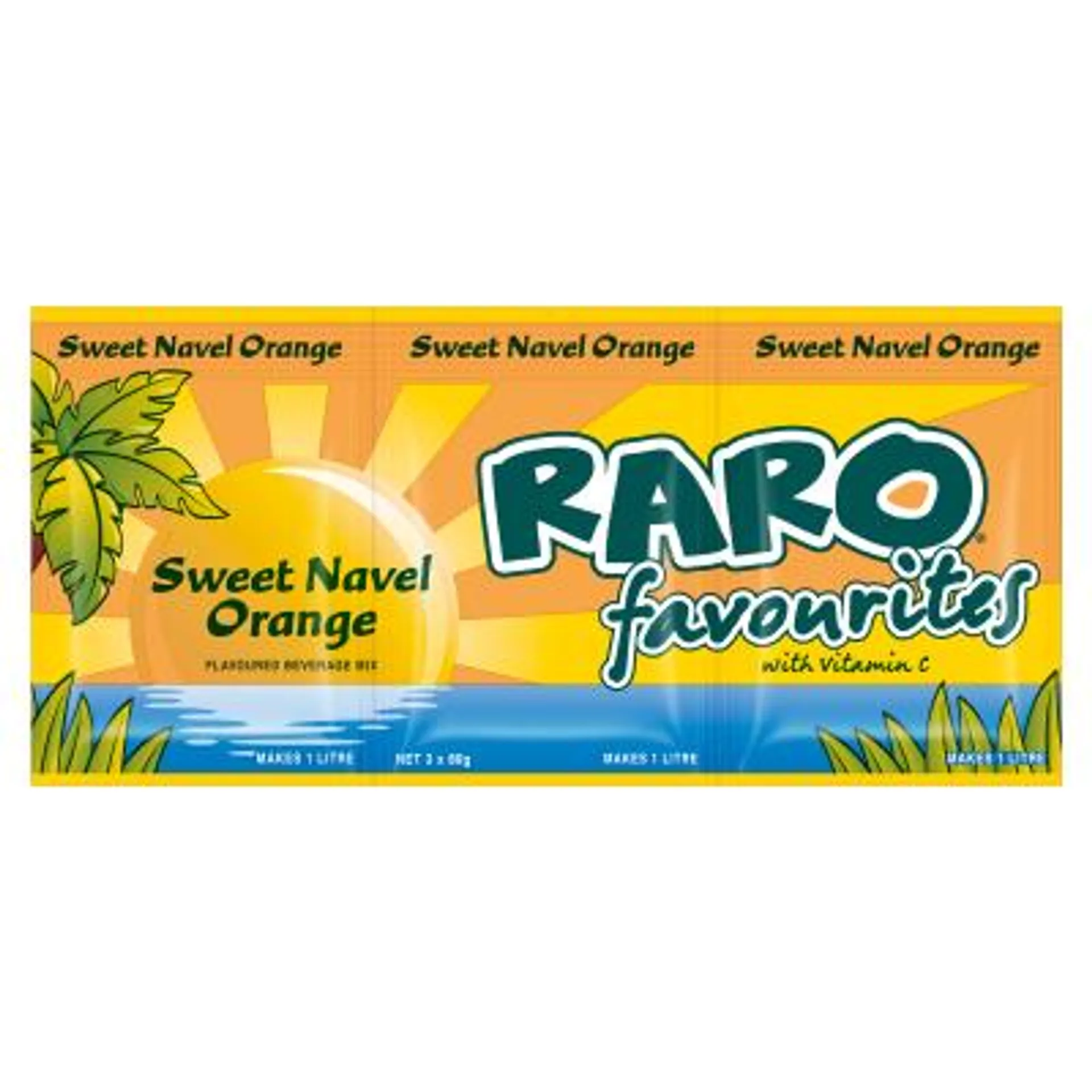 Raro Favourites Sweet Navel Orange Flavoured Beverage Mix