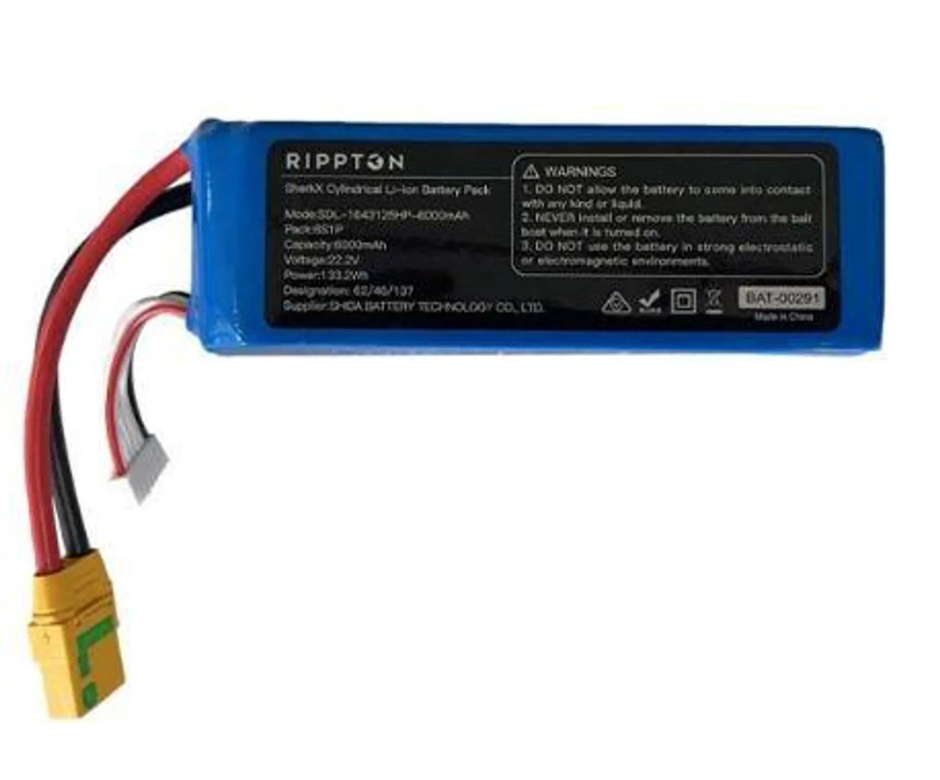 Rippton Shark X Battery