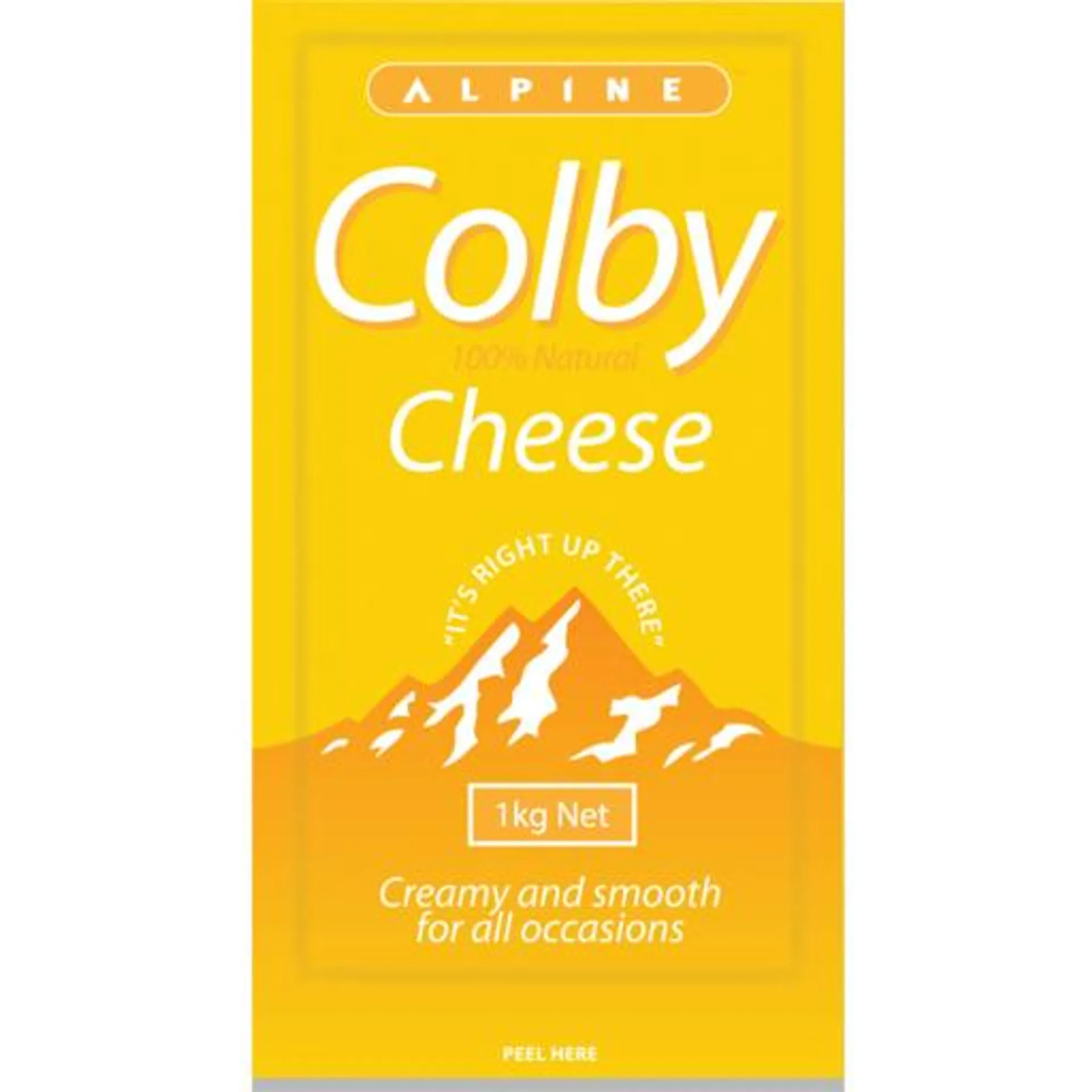 Alpine Cheese Colby 1kg