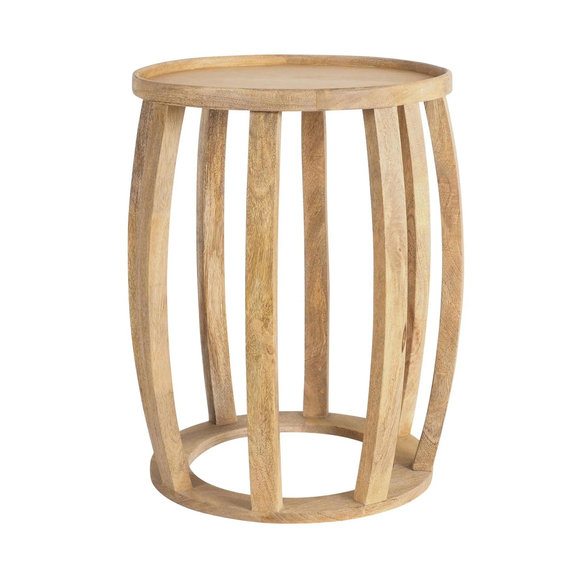 Ink Round Side Table Natural