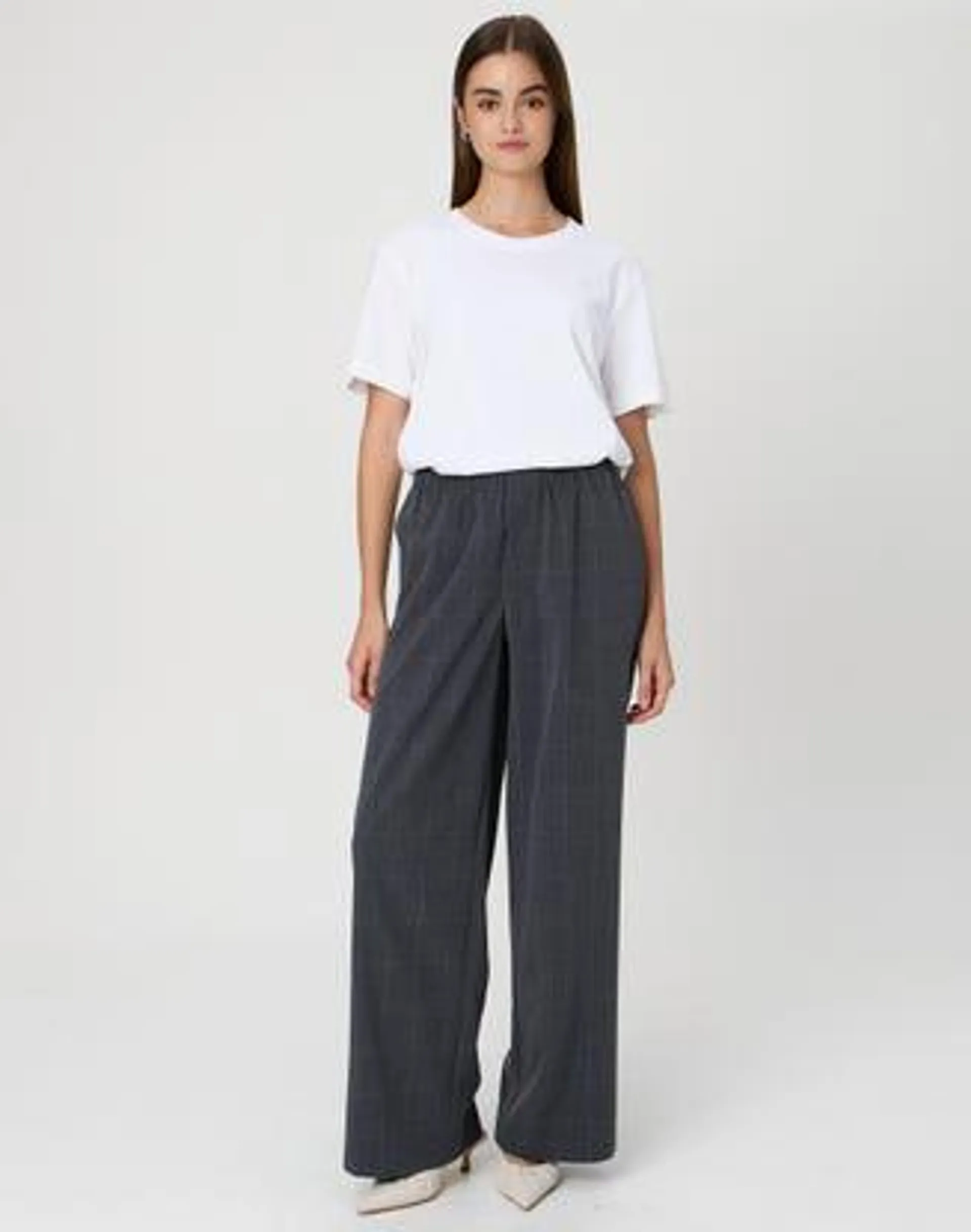 Wide Leg Elasticated Pants