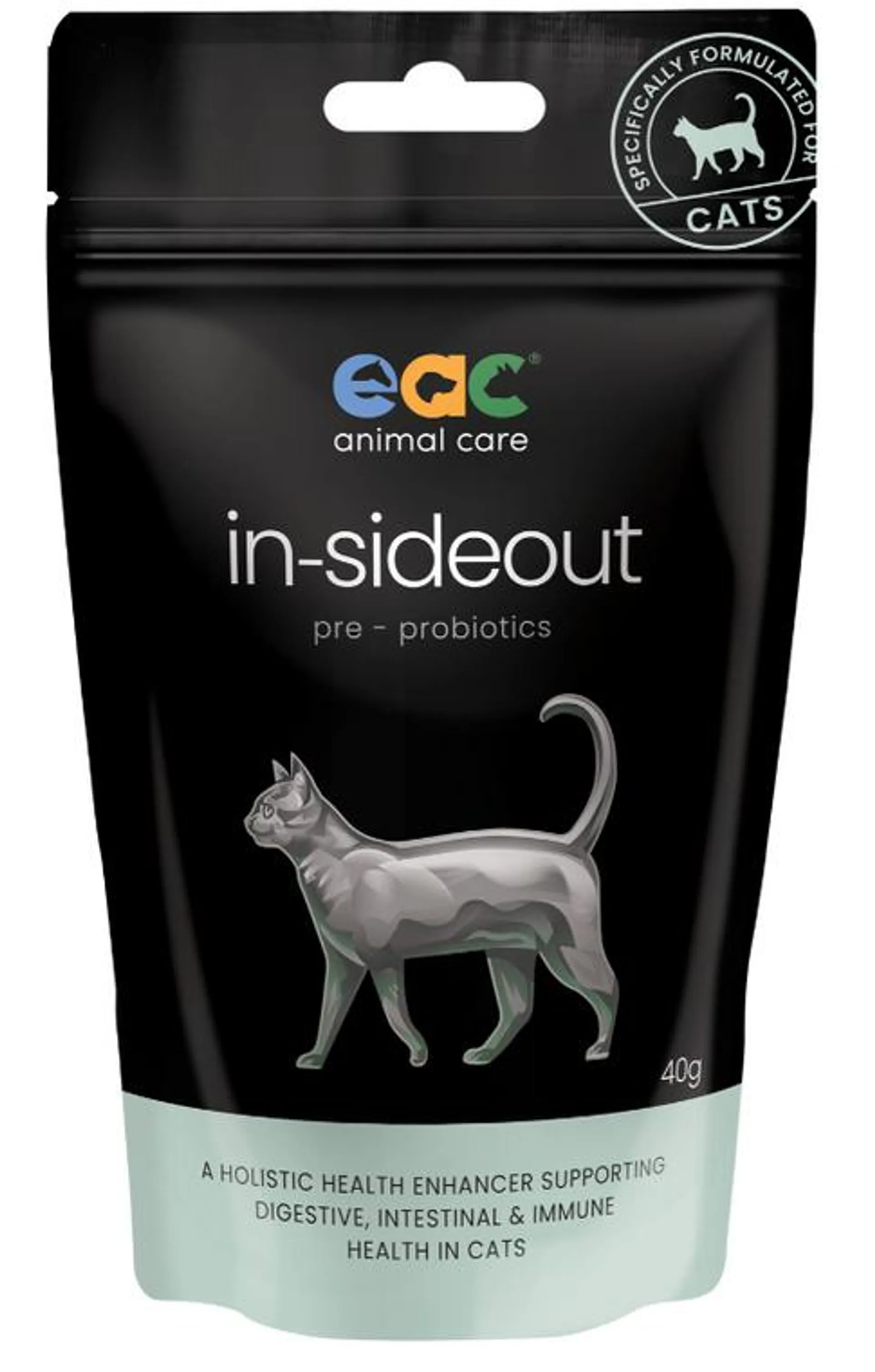 EAC In-sideout Cat - Pre and Probiotic supplement 40g