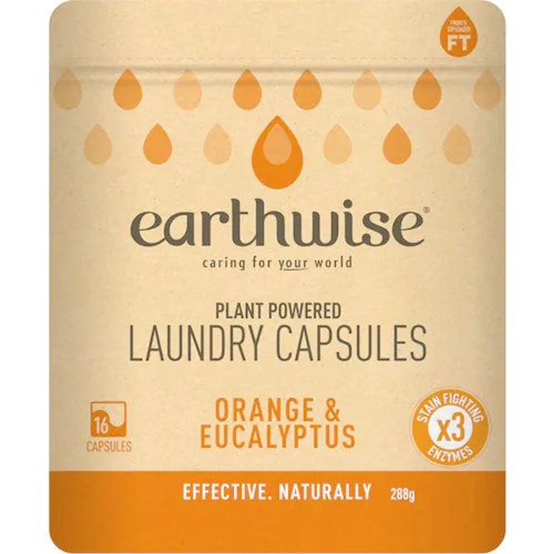 EW Laundry Capsules Orange&Eucalypt 16s