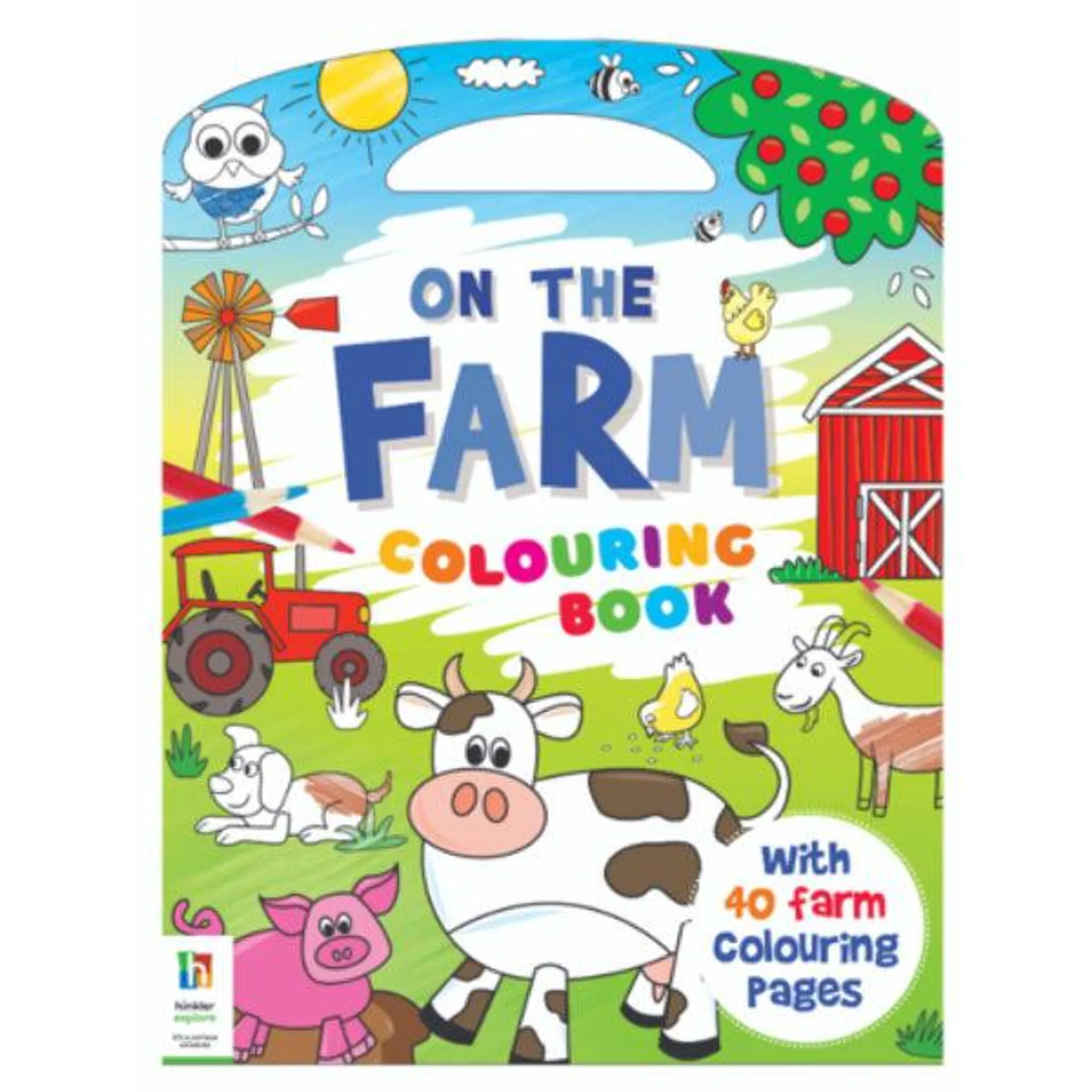 On the Farm Colouring Book Paperback